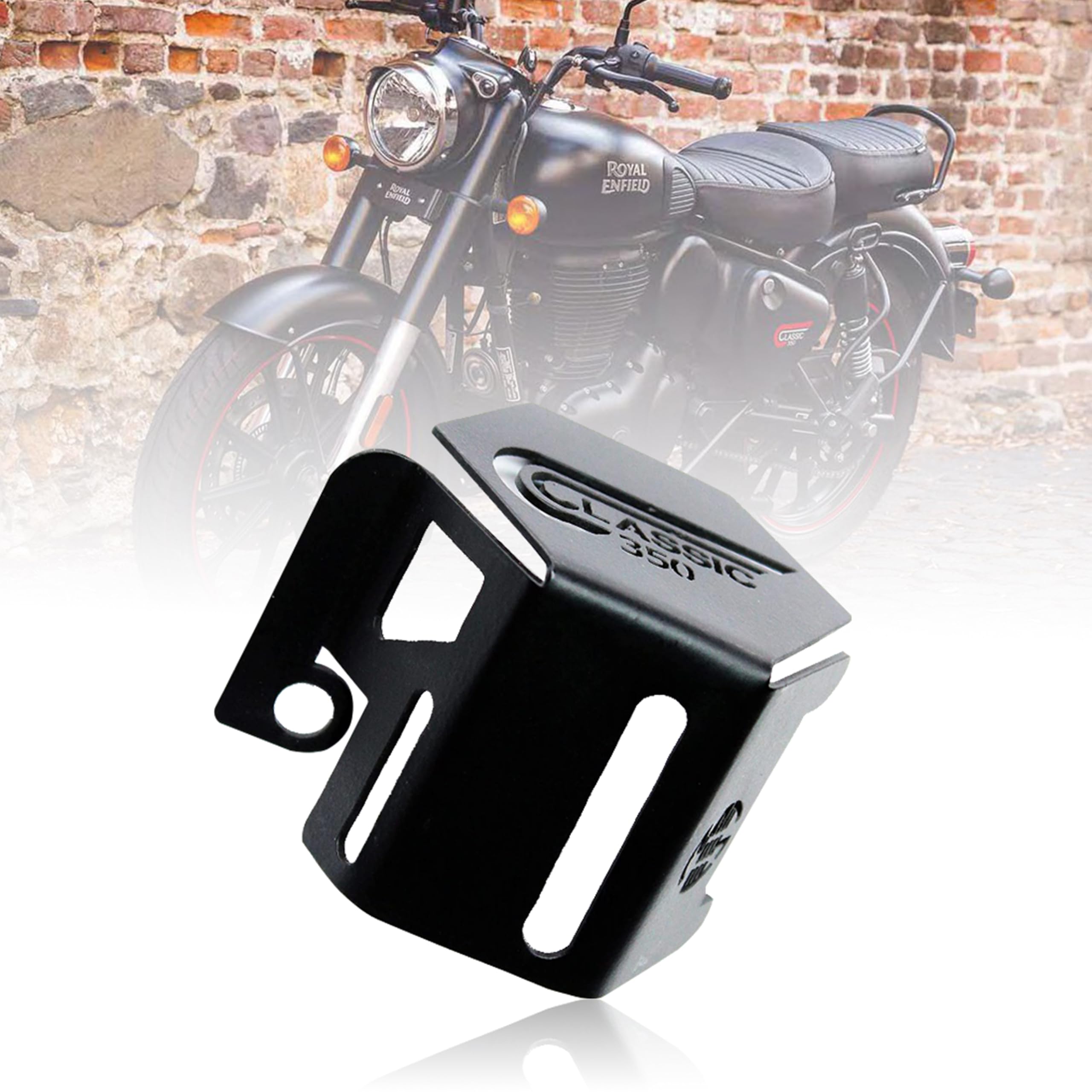 MIKANIX Premium Classic 350 Be Reborn Next Gen Brake Oil Container Guard Compatible With/For RE
