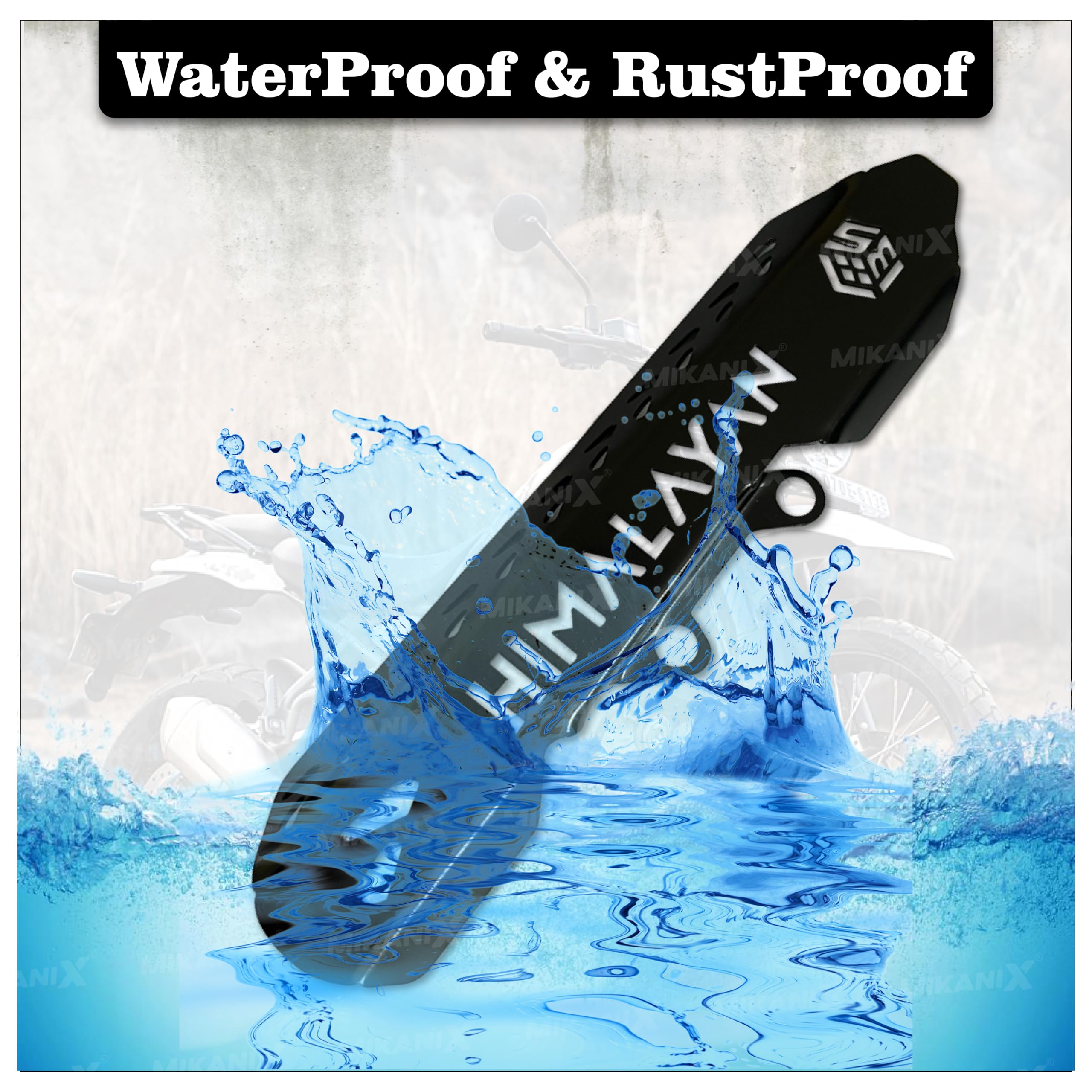 MIKANIX Bike Rear Master Cylinder Guard for Royal Enfield Himalayan 450