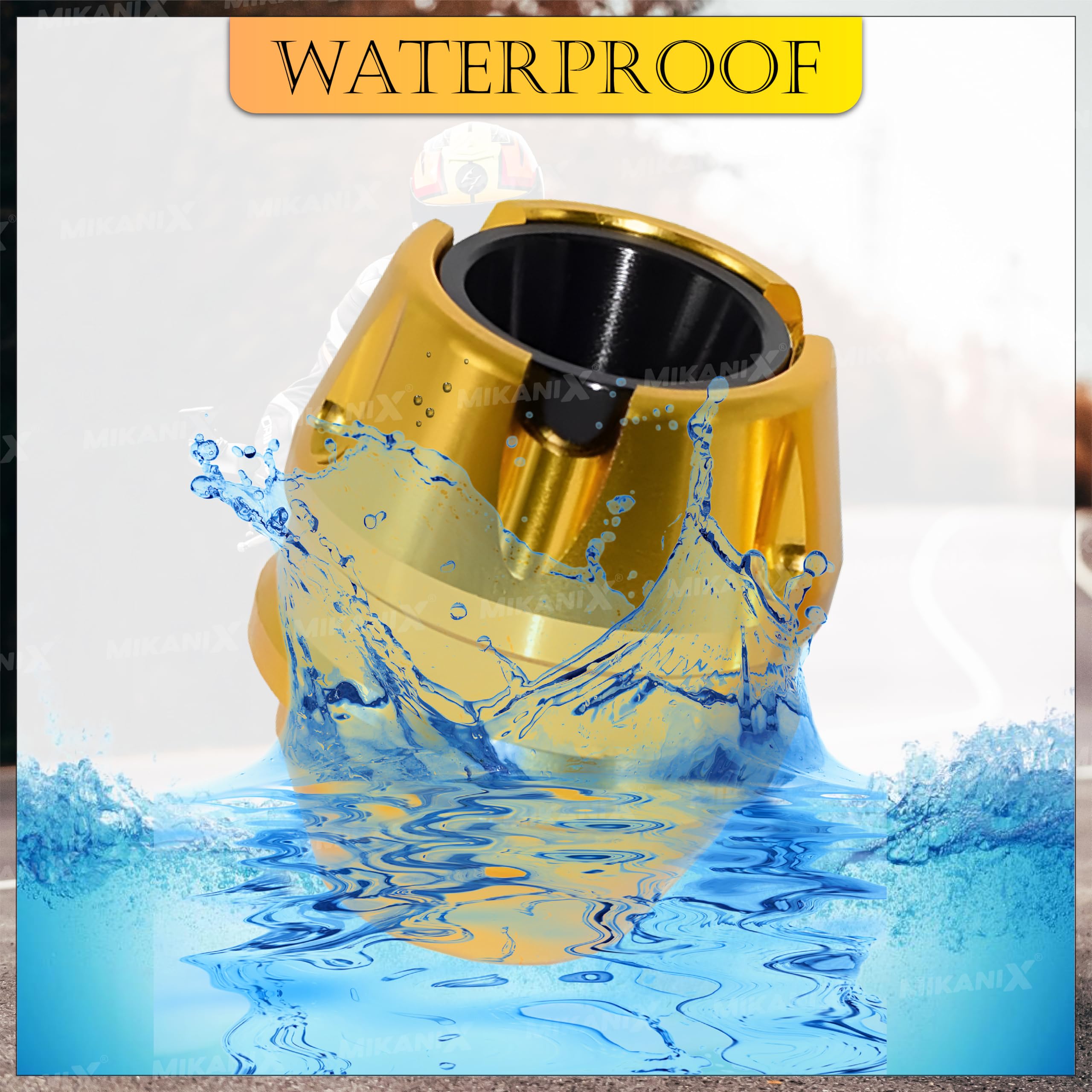 MIKANIX Universal Motorcycle Front Fork Slider | Wheel Frame Slider | Axle Protector Bike Crash Guard for All Bikes