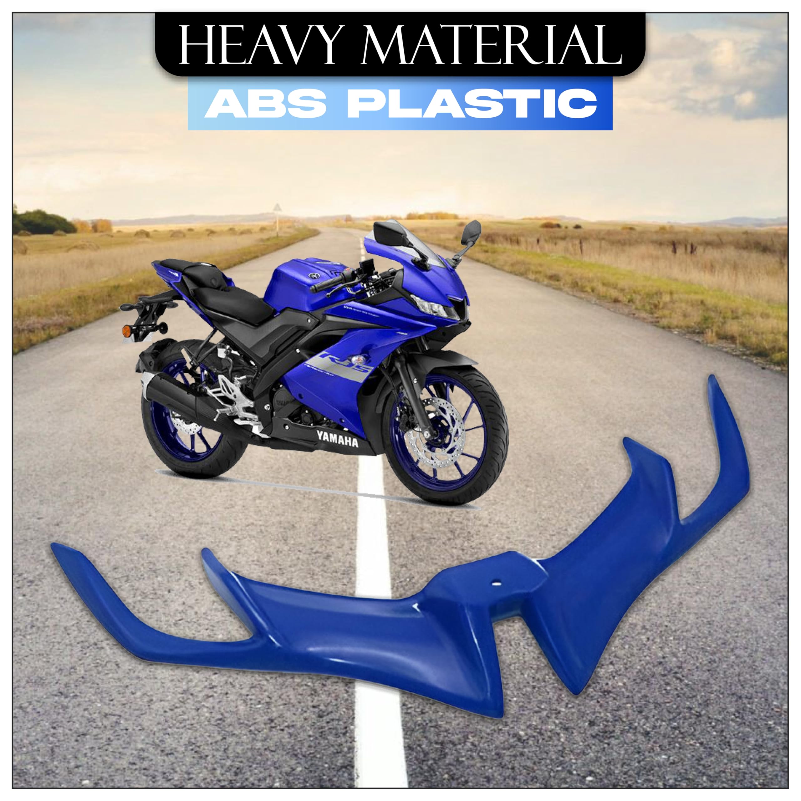 MIKANIX Flexible Large Winglet for Yamaha R15 V3