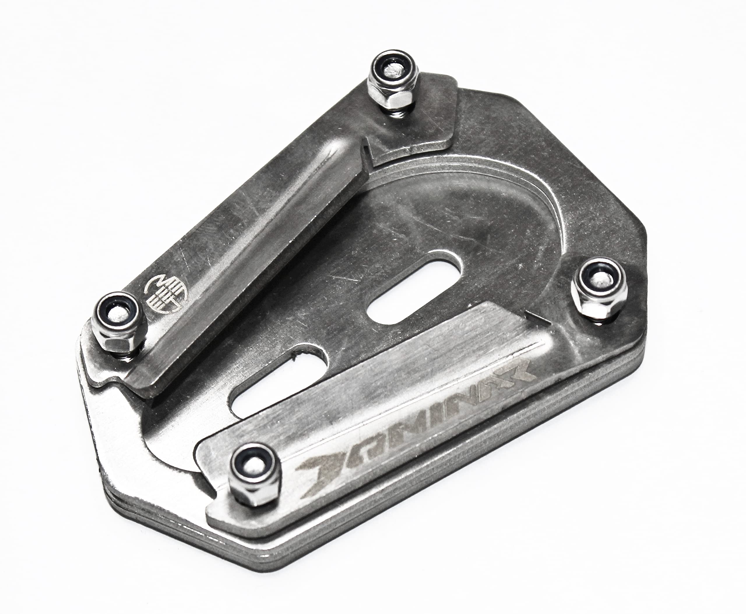 MIKANIX Premium Stainless Steel Side Stand Extender Compatible with/for Bajaj Dominar 250/400