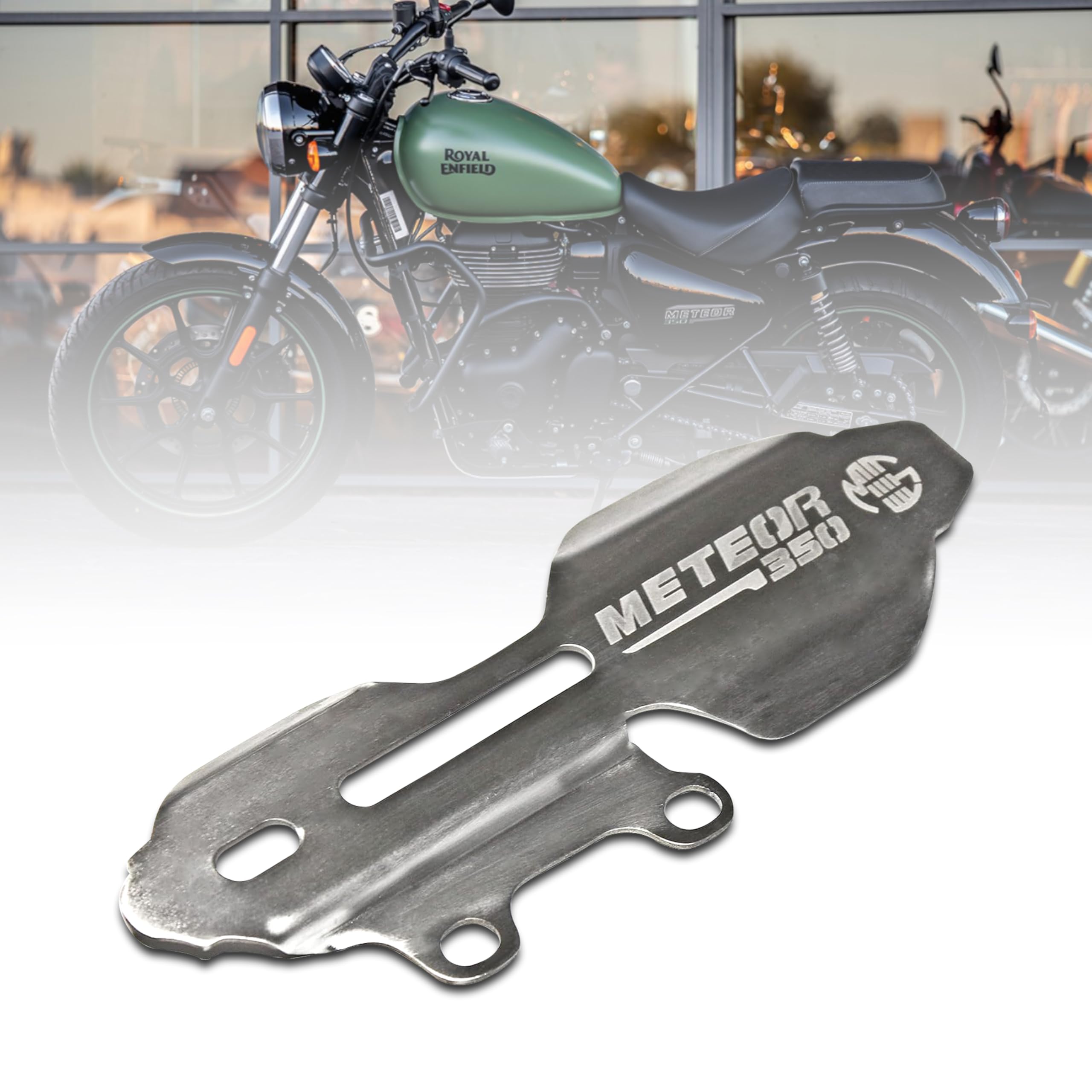 OBEROI'S TRADERS Premium Rear Master Cylinder Guard Compatible with Royal Enfield Meteor 350