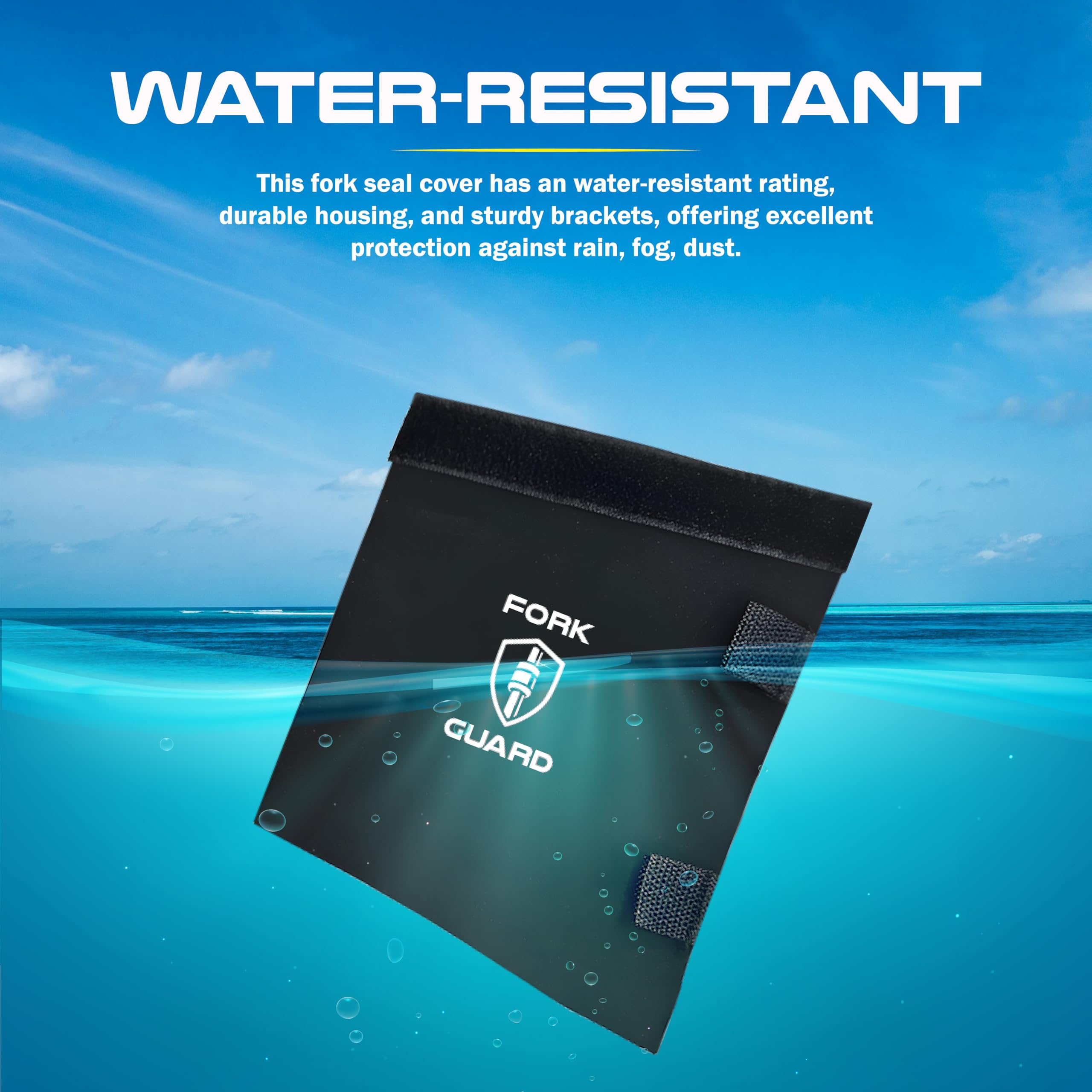 MIKANIX Universal Bike Front Shocker Fork Seal Covers to Protect Suspension Forks from Dust, Dirt, Water, and Debris & Help Extend The Life of The Shocker