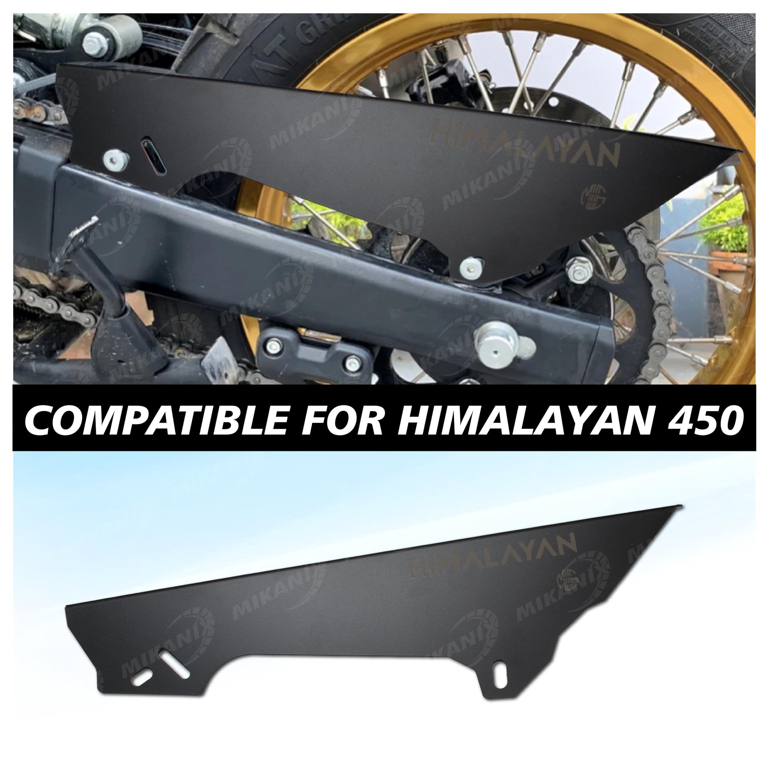 MIKANIX Combo For Himalayan 450 Bike Complete Accessories Combo kit | Front & Rear Oil Cap | Container Guard | Radiator Grill | Side Stand | Chain & Engine Cover Guard & Disc Brake Caliper
