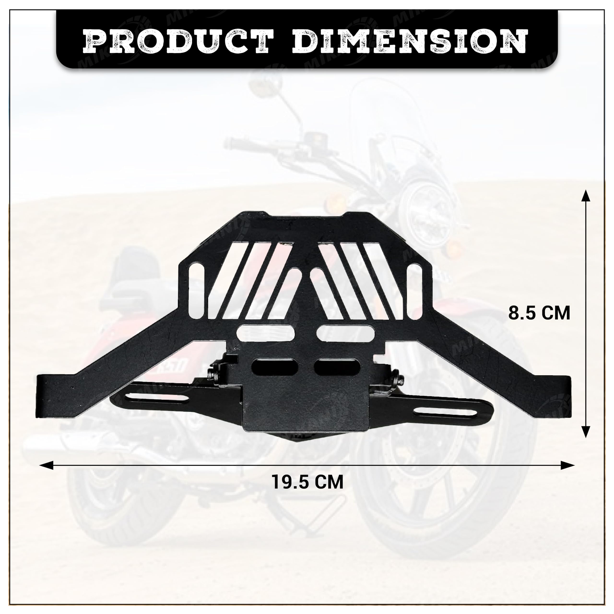 OBEROI'S TRADERS Premium Magnetic Foldable Tail Tidy Number Plate Holder for Universal for All Bikes
