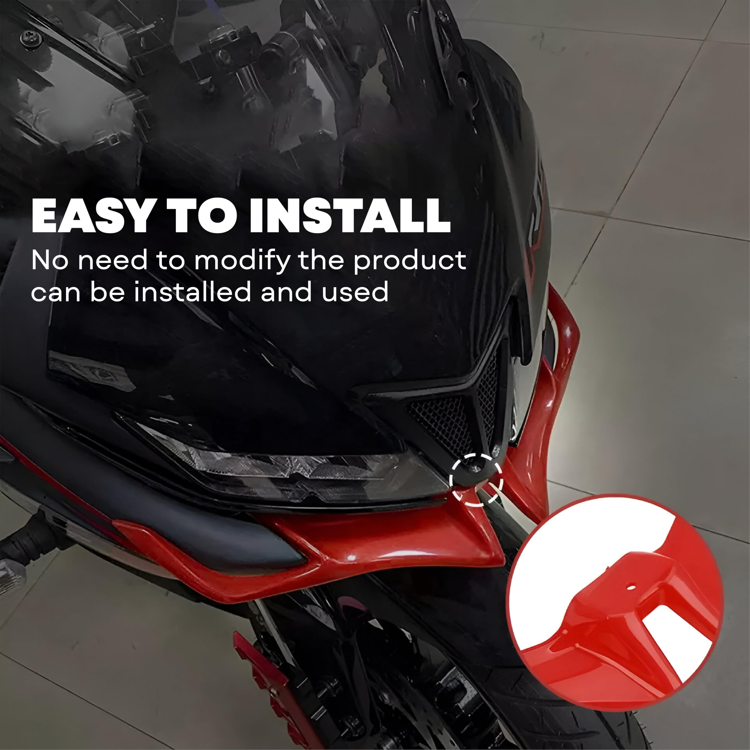 MIKANIX Flexible Large Winglet for Yamaha R15 V3