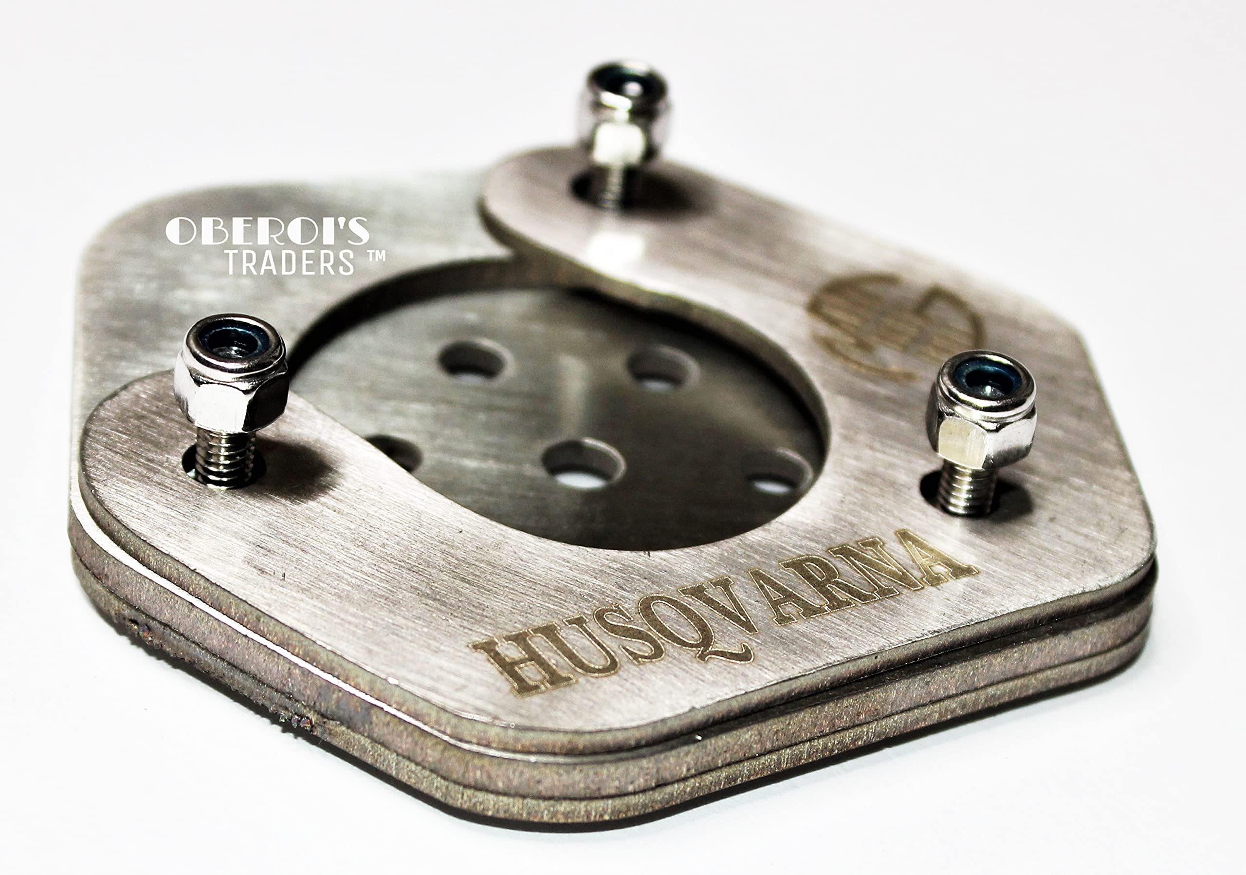 OBEROI'S Traders Premium Stainless Steel Side Stand Extender Compatible with/for Husqvarna Svartpilen 250/ Vitpilen 250