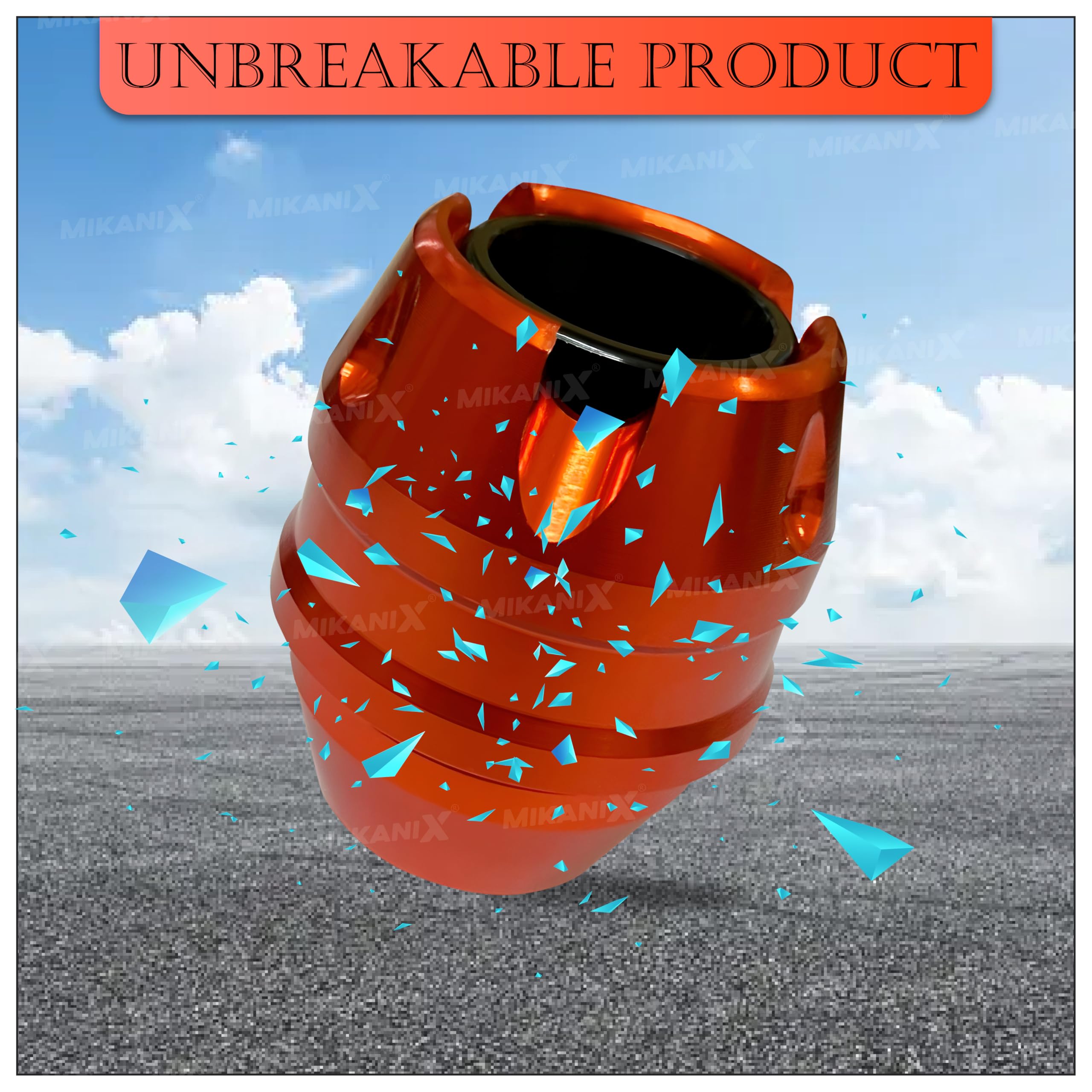 MIKANIX Universal Motorcycle Front Fork Slider | Wheel Frame Slider | Axle Protector Bike Crash Guard for All Bikes