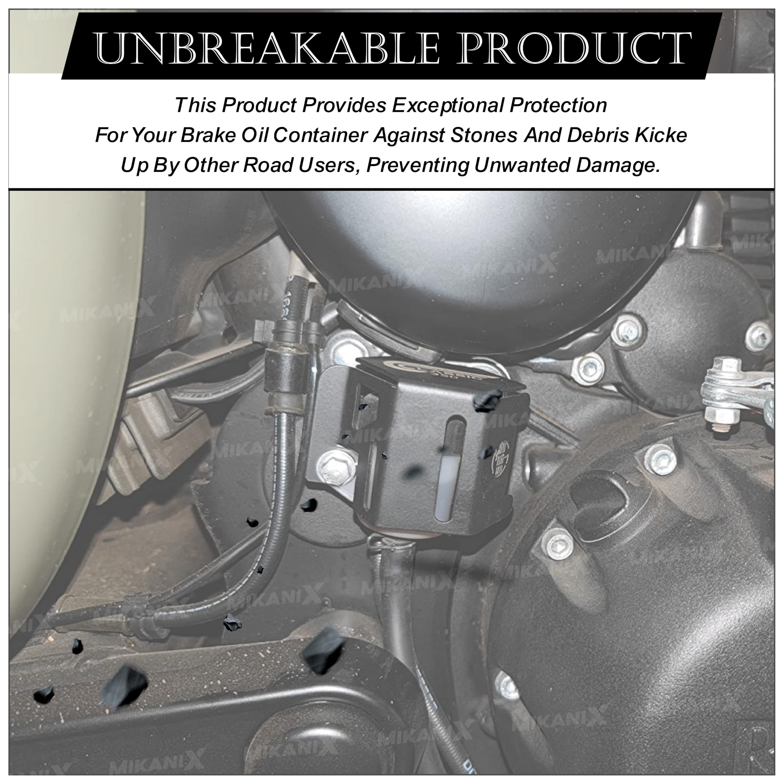 MIKANIX Premium Classic 350 Be Reborn Next Gen Brake Oil Container Guard Compatible With/For RE
