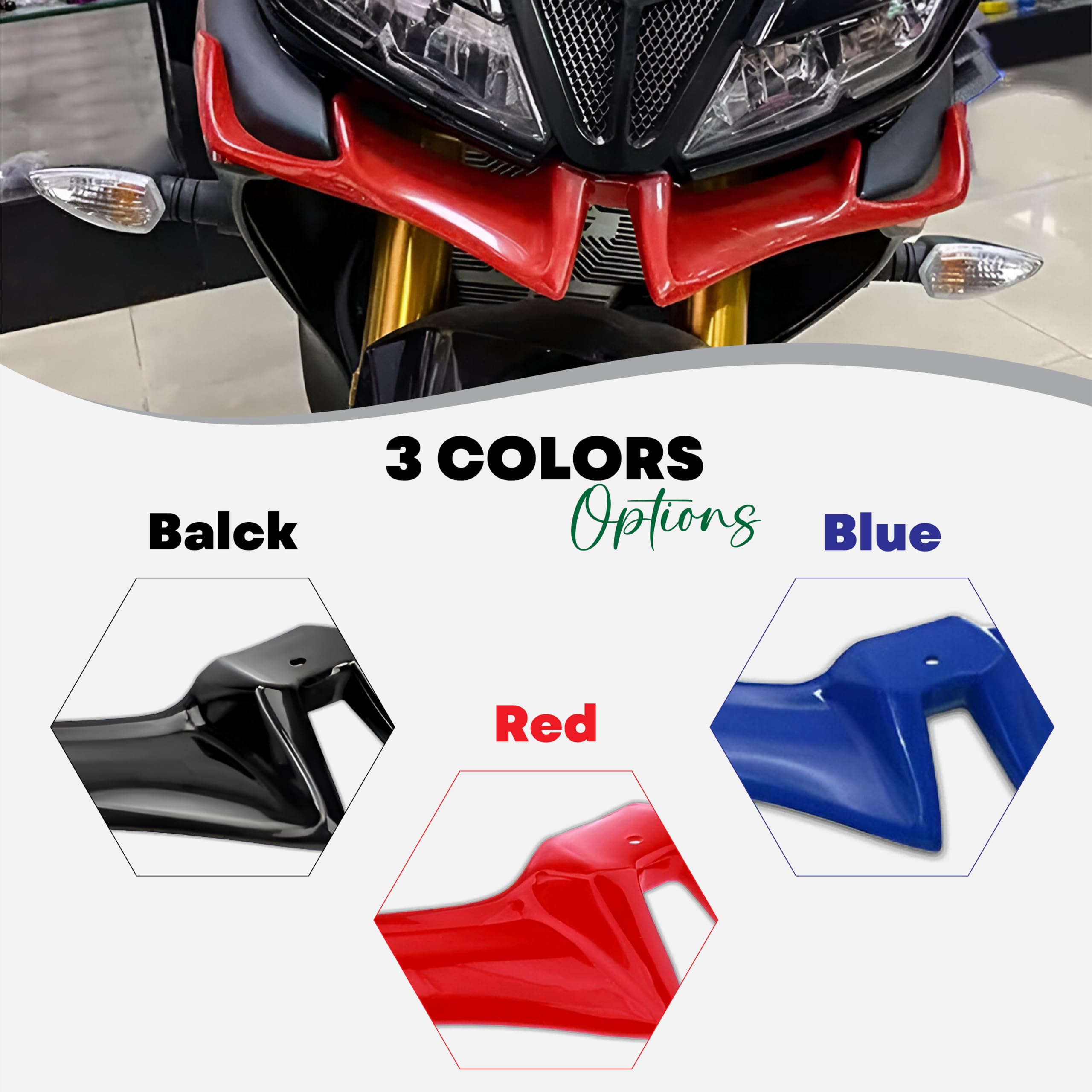 MIKANIX Flexible Large Winglet for Yamaha R15 V3