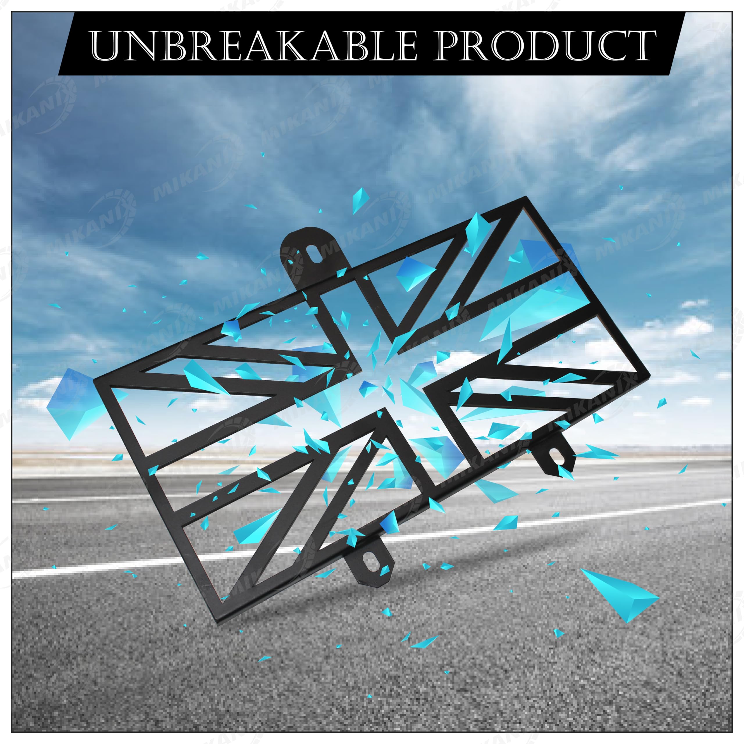 MIKANIX Stainless Steel Bike Radiator Guard Grill Protector Cover For Royal Enfield Himalayan 450