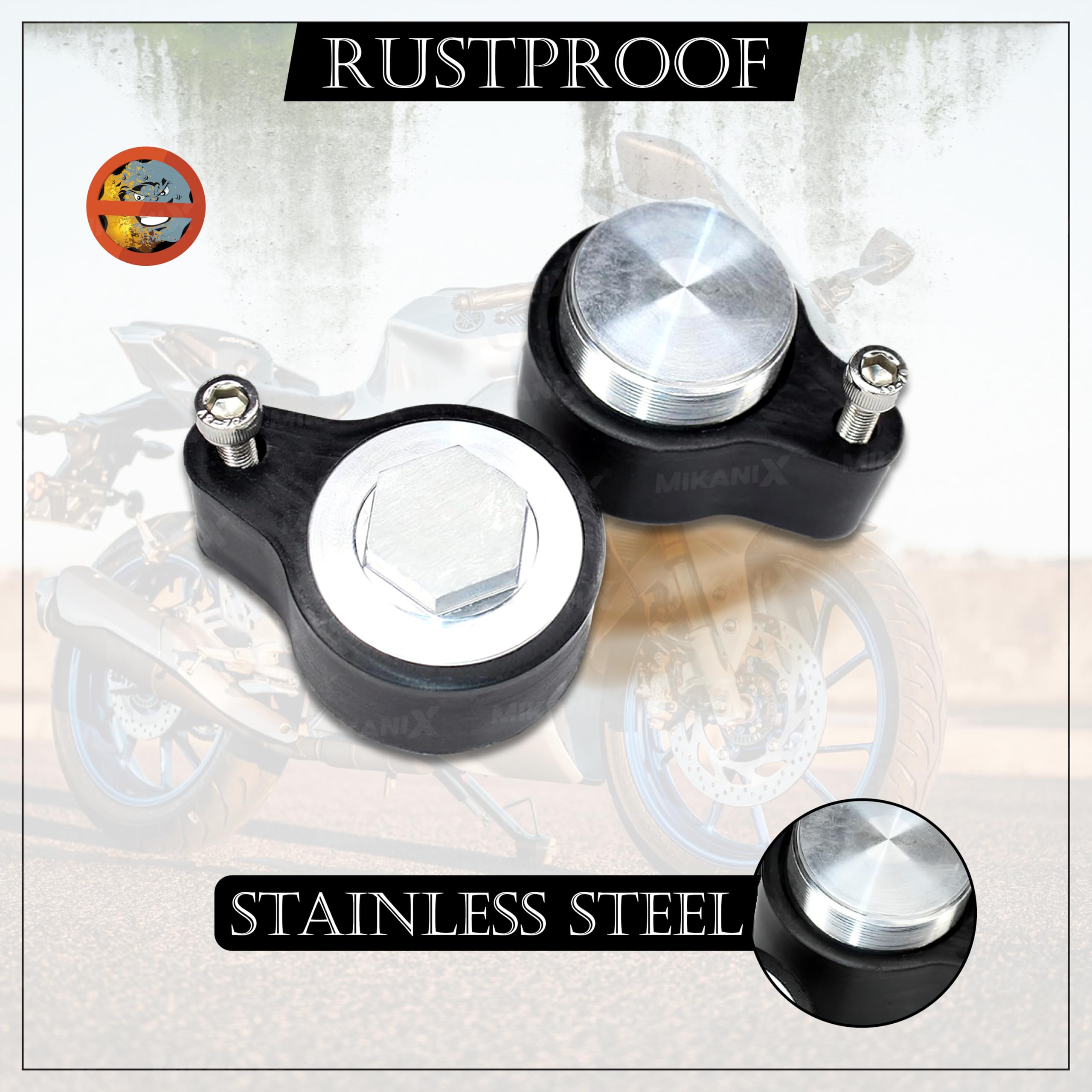 OBEROI'S TRADERS R15 V4 & M Handle Riser/Raiser Handlebar Height Riser Clamp Compatible For Yamaha R15 V4 / M