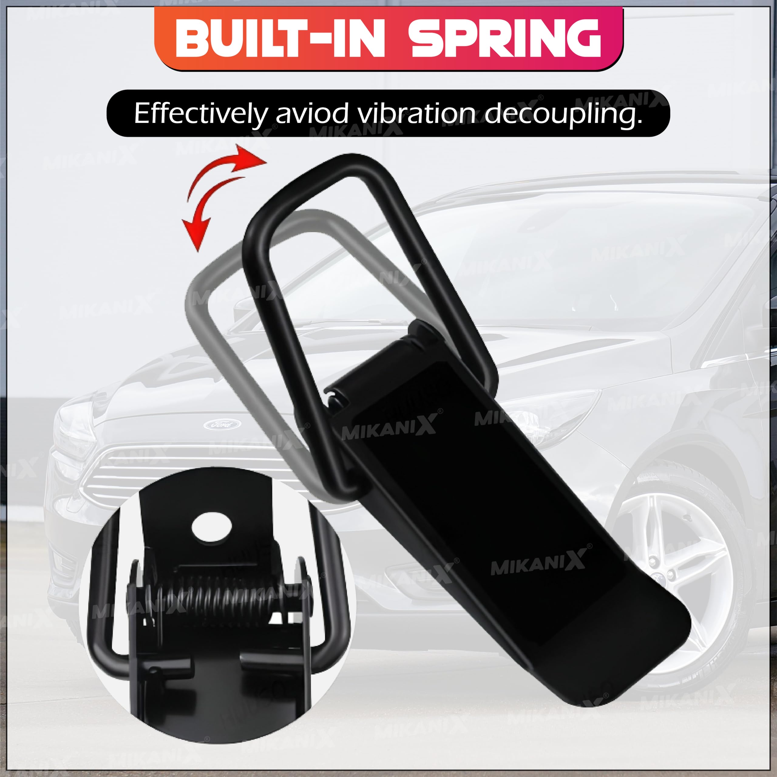 OBEROI'S TRADERS Universal Car Bumper Hook Clips | Secure Your Bumper & Fenders with Quick Release, Strong & Reliable Fastener Clips For Car, Jeep & Trucks