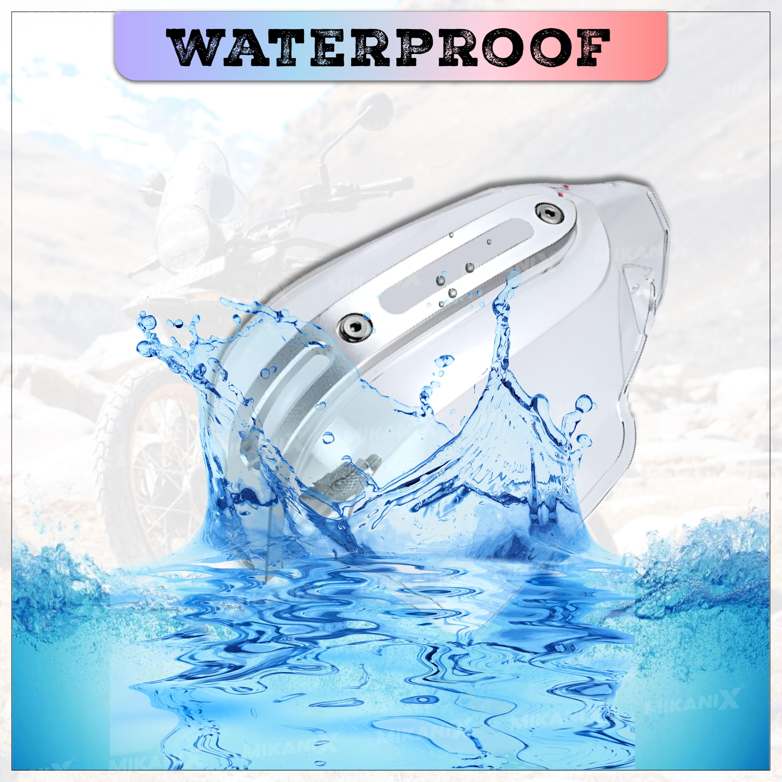 OBEROI'S TRADERS Himalayan 450 Bike Hand Guard Brake/Clutch Lever Protector | Wind Deflector Handlebar Hand Guard