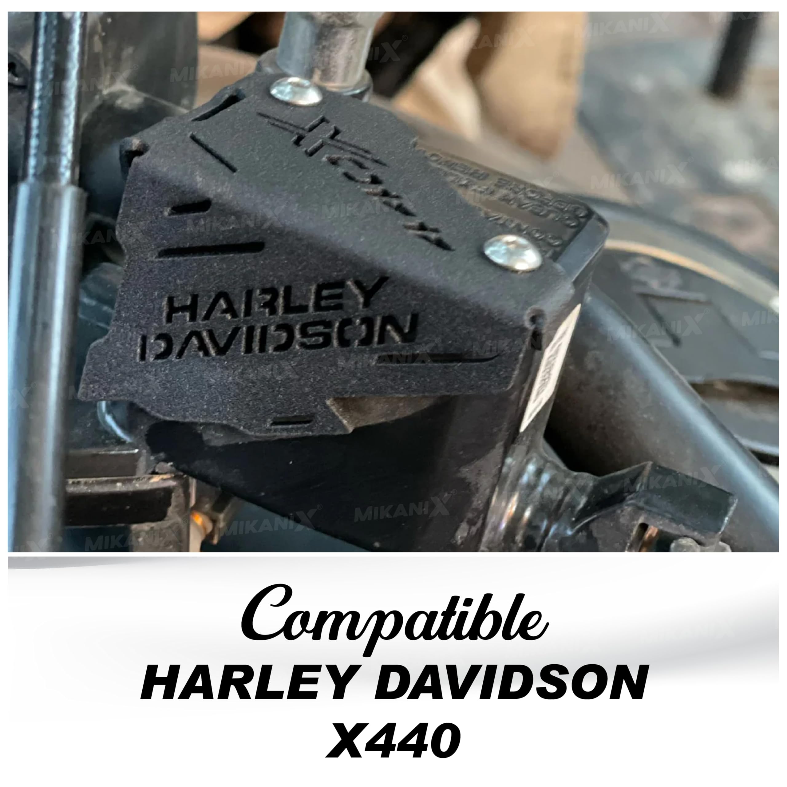 HD X440 Bike Stand Pad, Front Oil Reservoir Cap & Rear Oil Container Crash Guard Accessories Combo kit