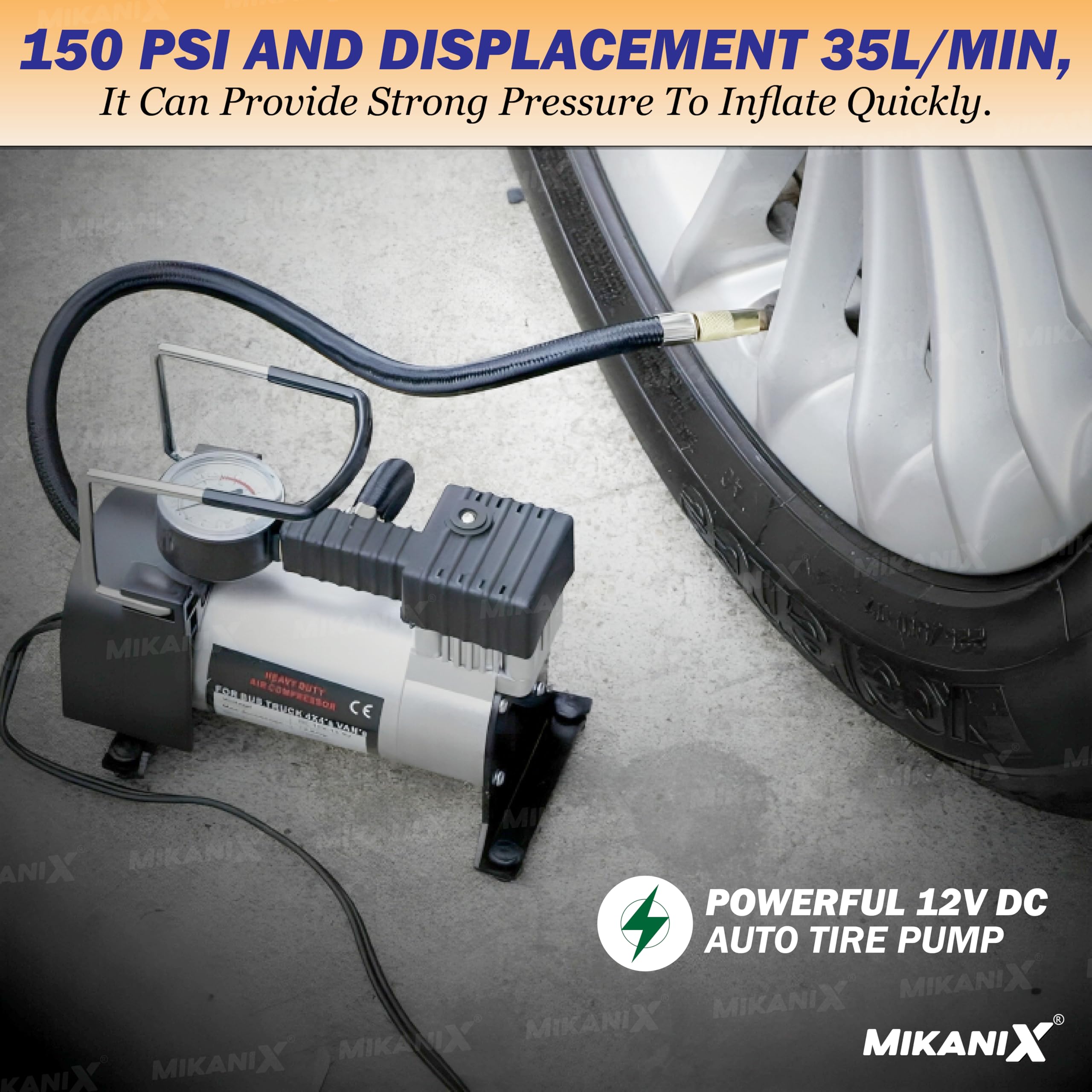 OBEROI'S TRADERS Tyre Inflator Air Pump Compressor for Car & Bike | Car Tier Exterior Accessories Tool