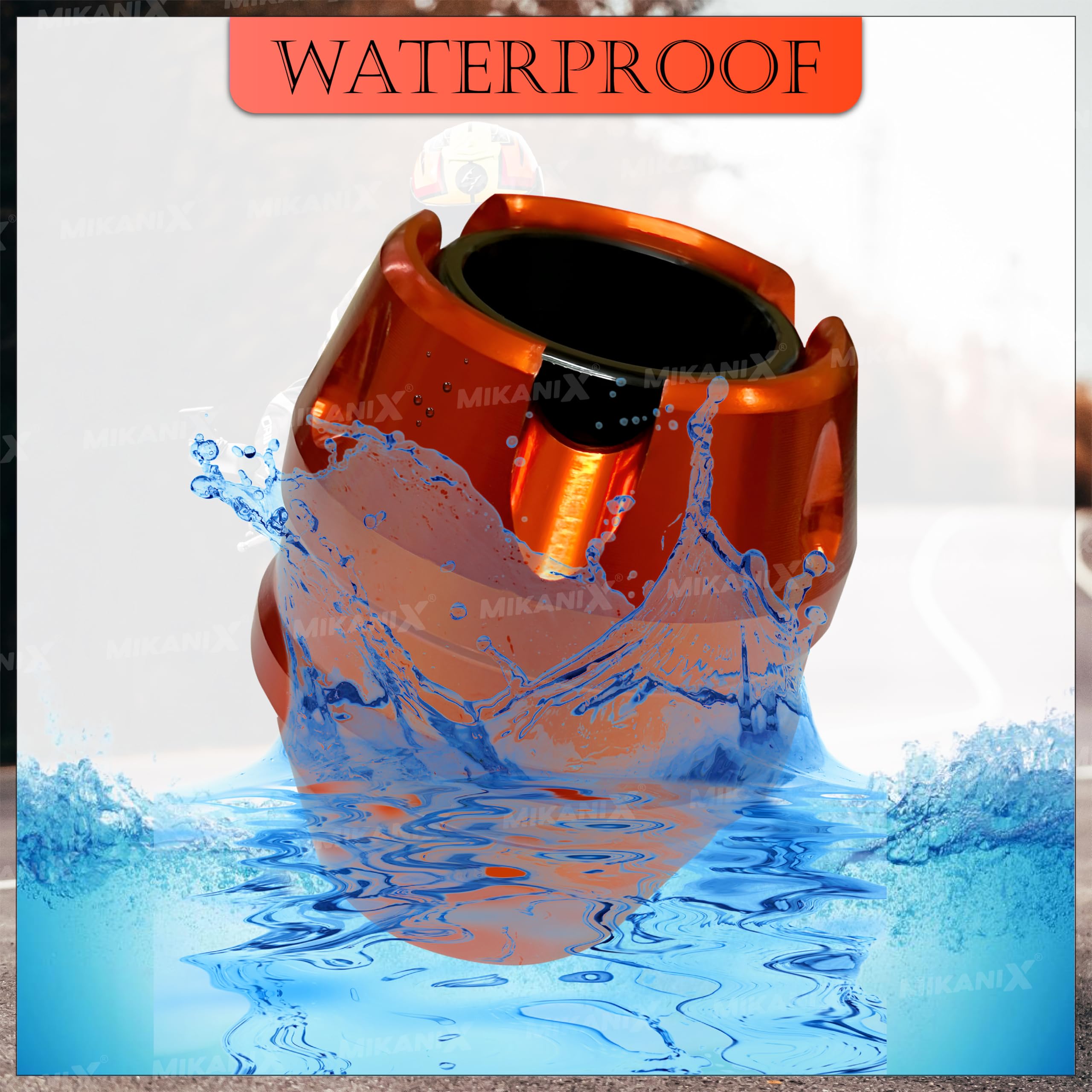 MIKANIX Universal Motorcycle Front Fork Slider | Wheel Frame Slider | Axle Protector Bike Crash Guard for All Bikes