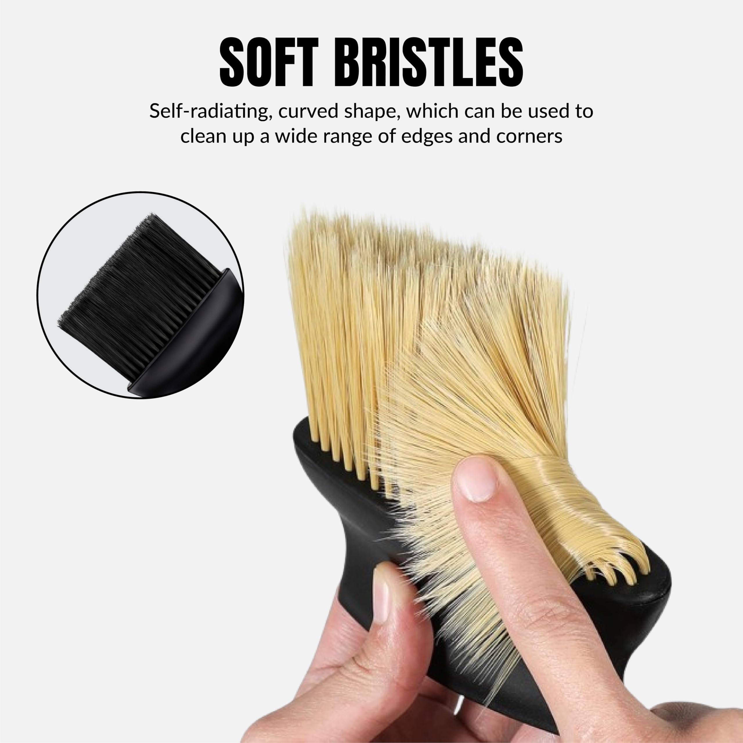 OBEROI'S TRADERS 5-in-1 Car Cleaning Kit | Extendable Car Duster, Microfiber Cloth, Wash Mitt, AC Vent & Detailing Brushes, Car Glass Oil Film Remover & Window Cleaner | Scratch-Free Auto Accessories