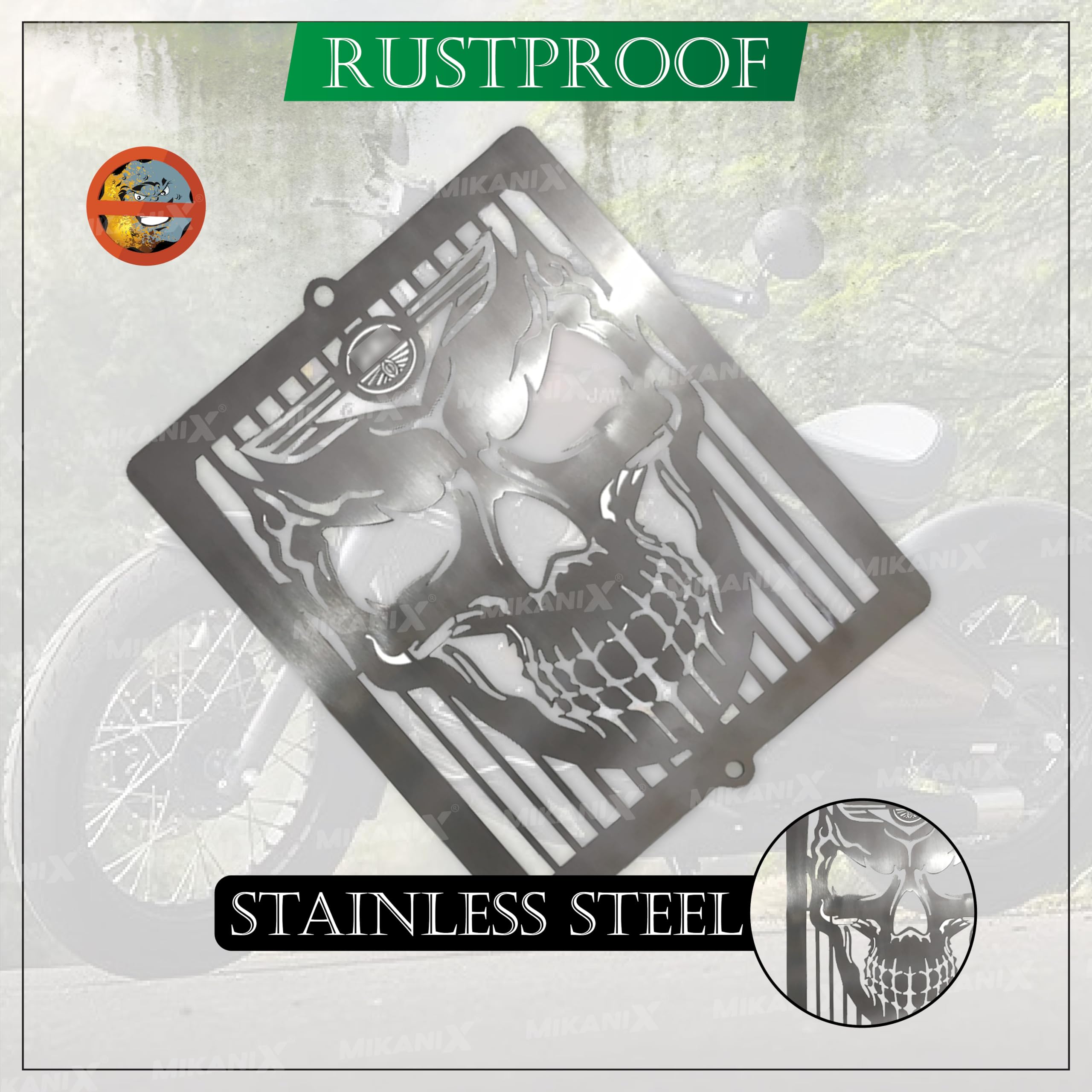 MIKANIX Premium Radiator Guard Grill Compatible with/for JAWA