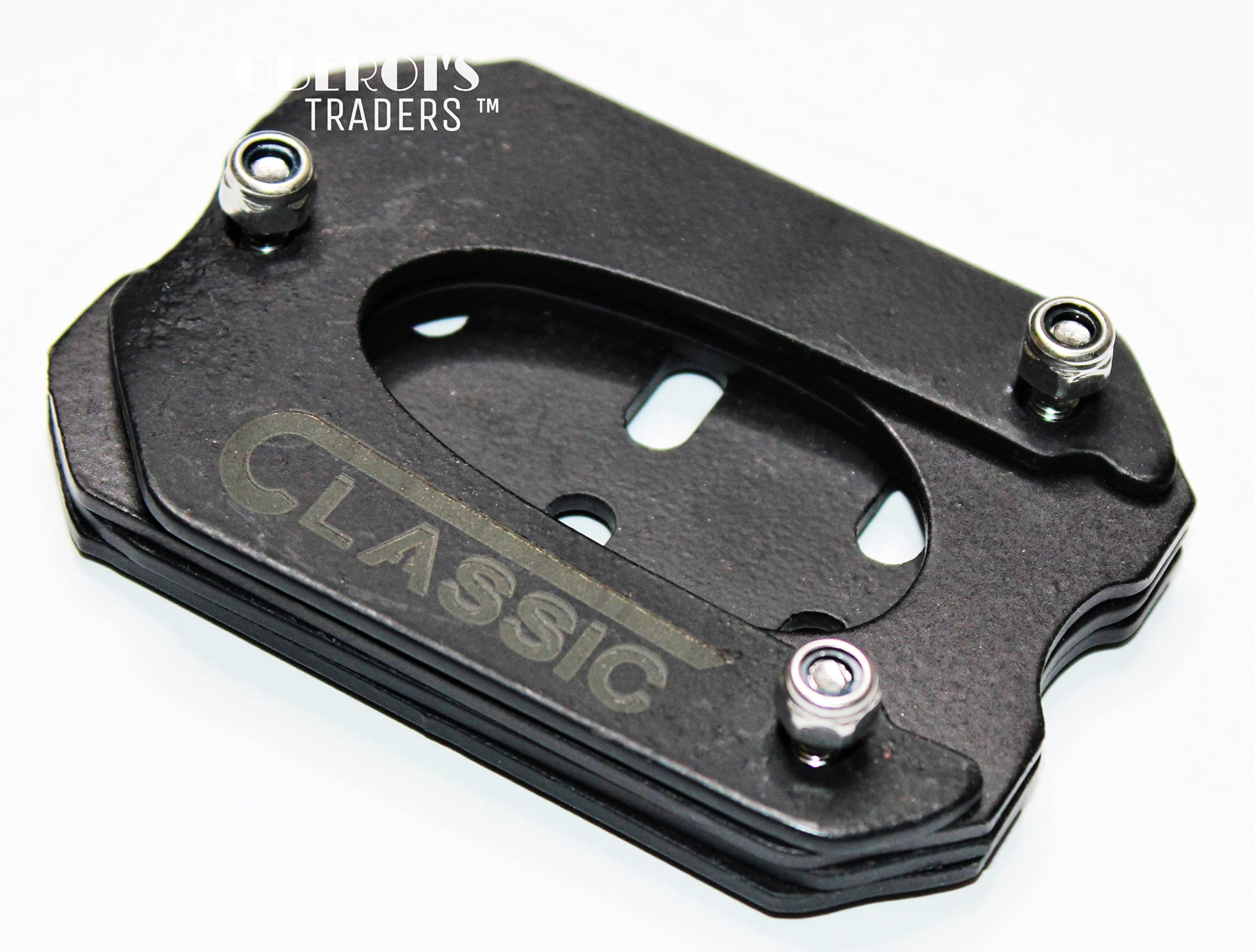 OBEROI'S TRADERS Premium MS Side Stand Extender for Royal Enfield Classic 350 Be Re Born Next Gen