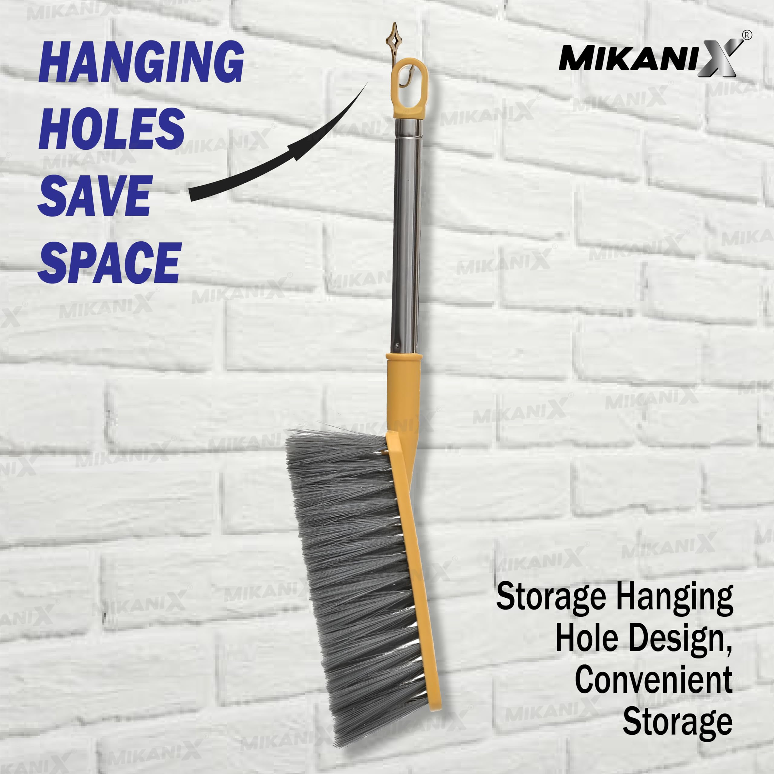 OBEROI'S TRADERS All-Purpose Dust Removal Cleaning Brush with Soft & Long Flexible Bristles for Effortless Cleaning of Car Interiors, Office, Carpet & Home Sofa Cleaning