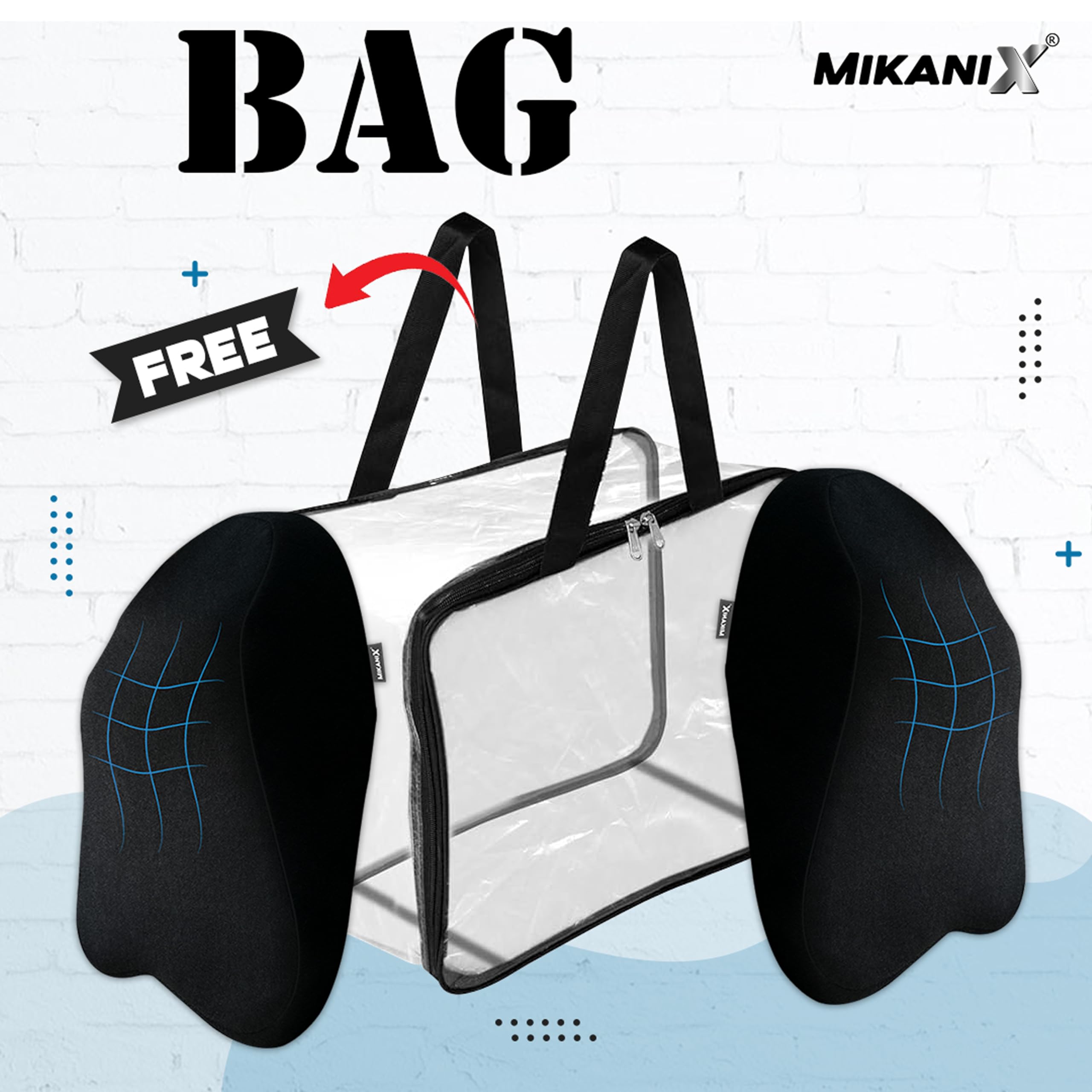 OBEROI'S TRADERS Car Neck Rest Pillow | Seat Cushion | 2 Years Warranty | Ultra Soft Memory Foam for Neck and Cervical Support to Relief Neck Pain & Reduced Tension (Velvet Black (Pack of 2))