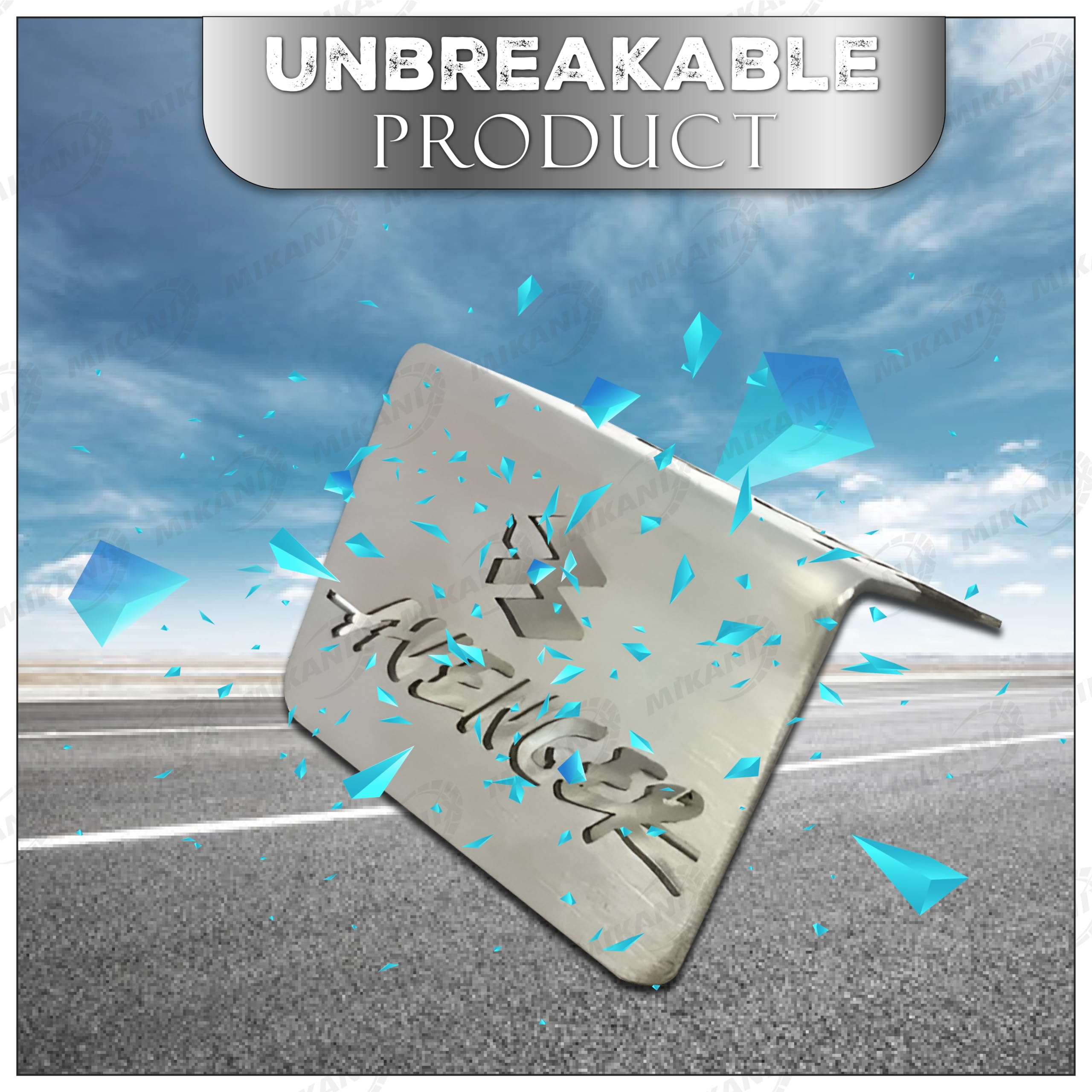 OBEROI'S TRADERS Stainless Steel Disc Brake Fluid Oil Reservoir Cap/Cover Oil Container Guard Compatible with Bajaj Avenger Bike