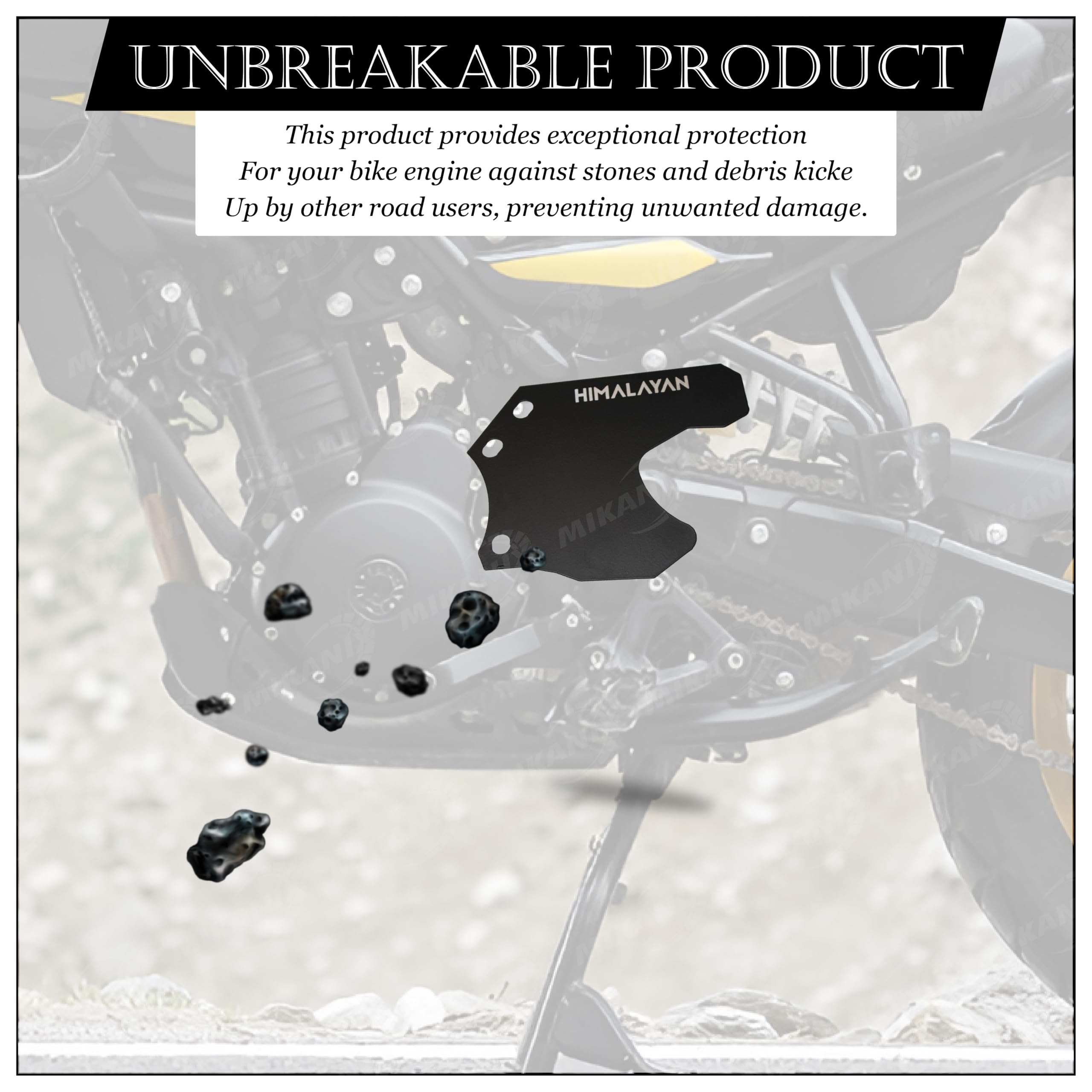 MIKANIX Himalayan 450 Bike Side Engine Guard Cover Protector Crash Guard