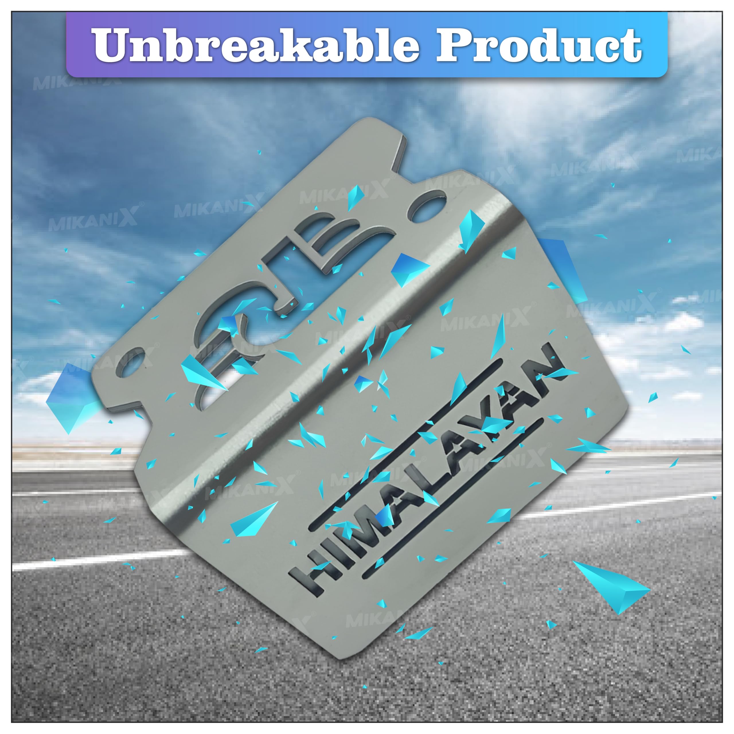 OBEROI'S TRADERS Stainless Steel Disc Brake Fluid Oil Reservoir Cap/Cover Oil Container Guard Compatible with All Royal Enfield Motorcycles