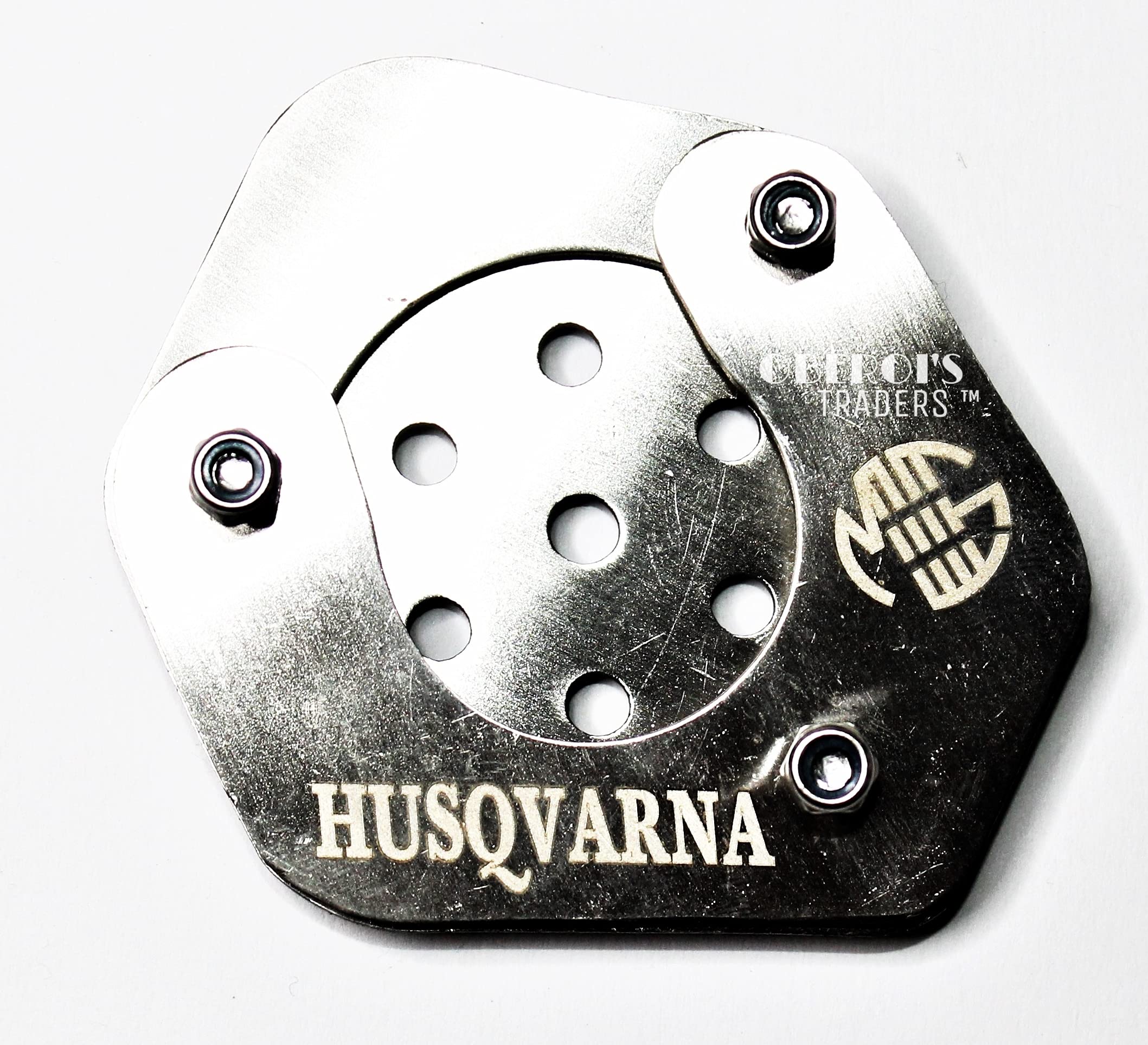 OBEROI'S Traders Premium Stainless Steel Side Stand Extender Compatible with/for Husqvarna Svartpilen 250/ Vitpilen 250