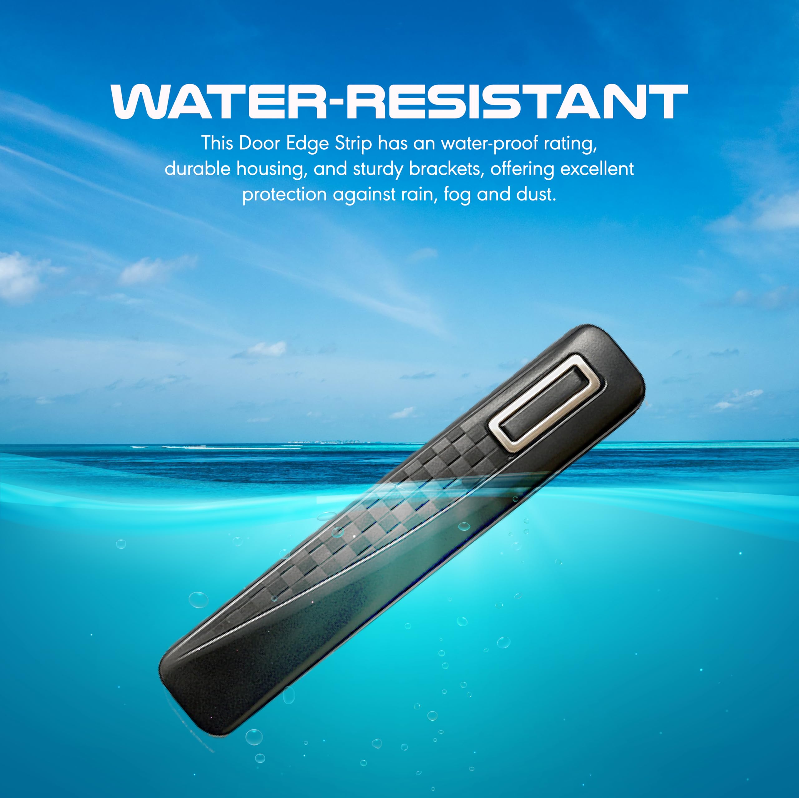 MIKANIX Car Door Protector Guard | Edge Scratch Guard Strip | Silicon with 3M Adhesive | Car Door Edge Protector for Scratch & Dent Protection | Black Carbon Finish