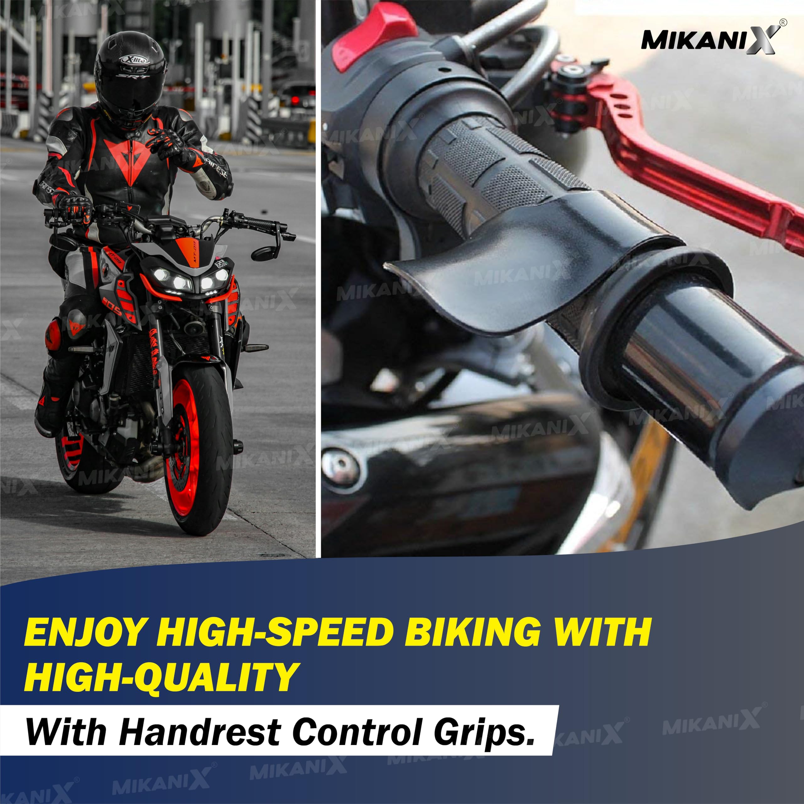 OBEROI'S TRADERS Universal Palm Rest Throttle Cruise Accelerator Assist Hand Rest Control Handle Bar Grip for Universal for Bike, Car & Scooties