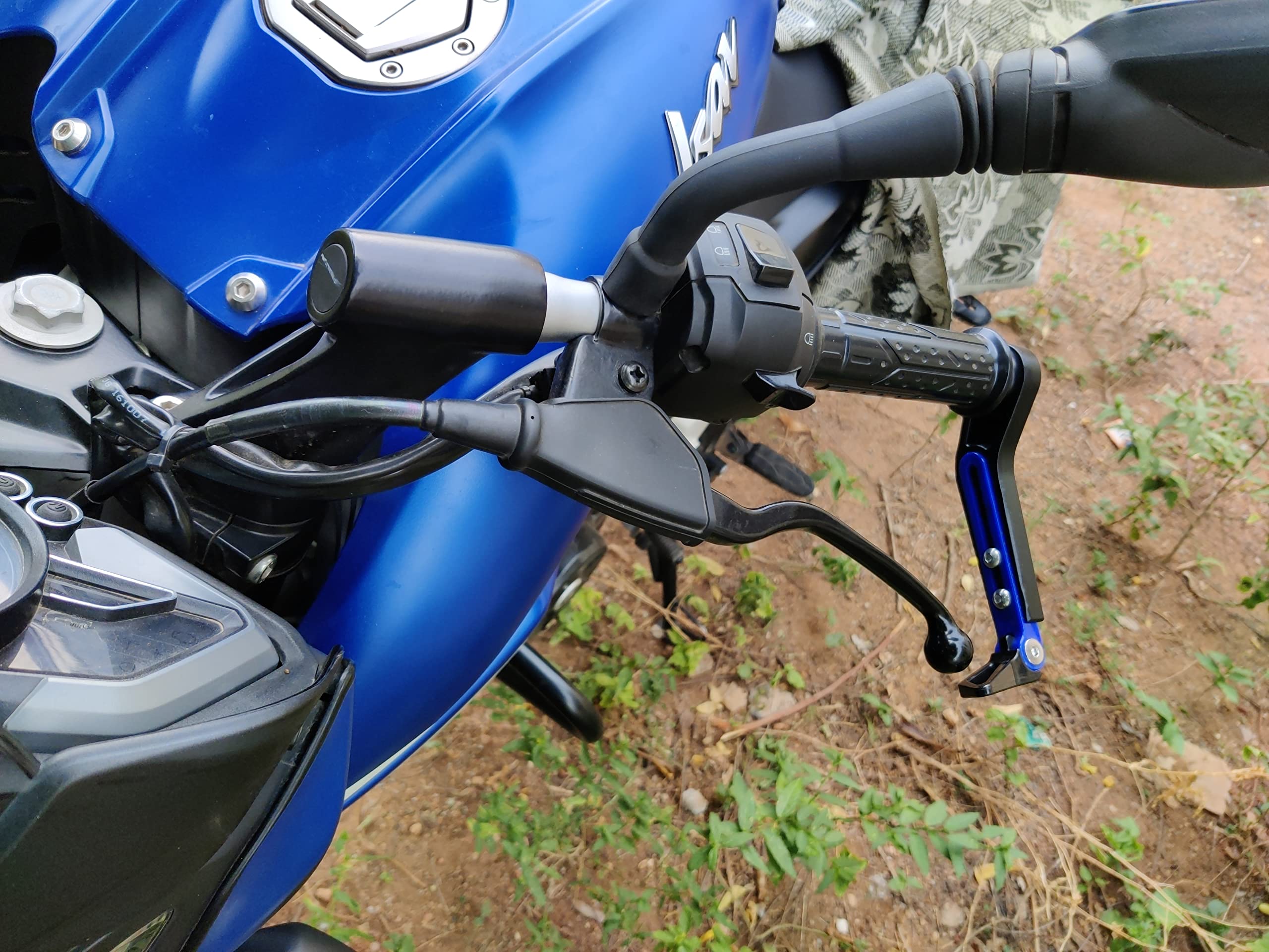 OBEROI'S TRADERS Universal and Adjustable Handlebar Brake Folding Clutch Lever Guard Protector Compatible with All Bikes