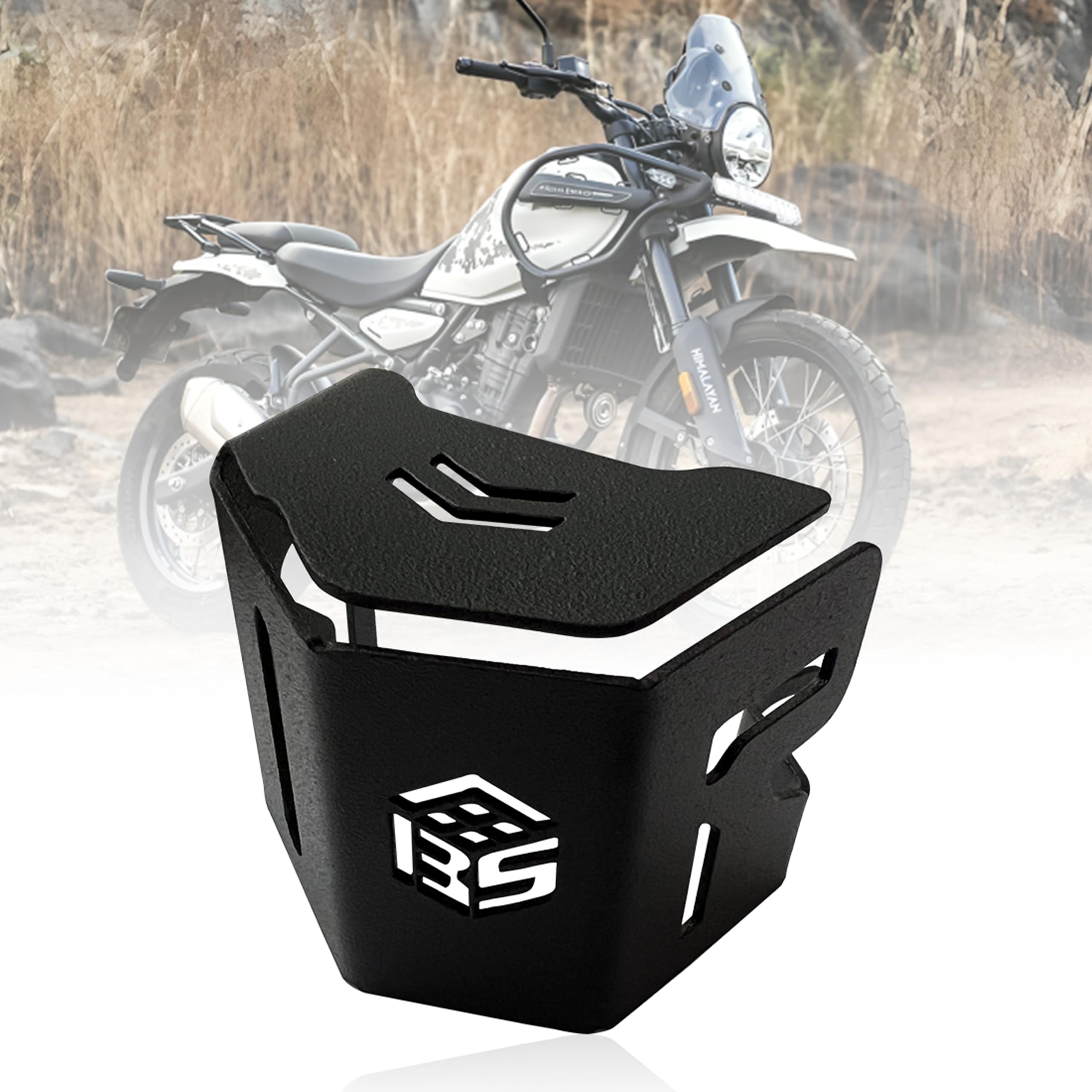 OBEROI'S TRADERS Rear Brake Oil Container Guard | Fluid Reservoir Cap Compatible With RE Himalayan 450