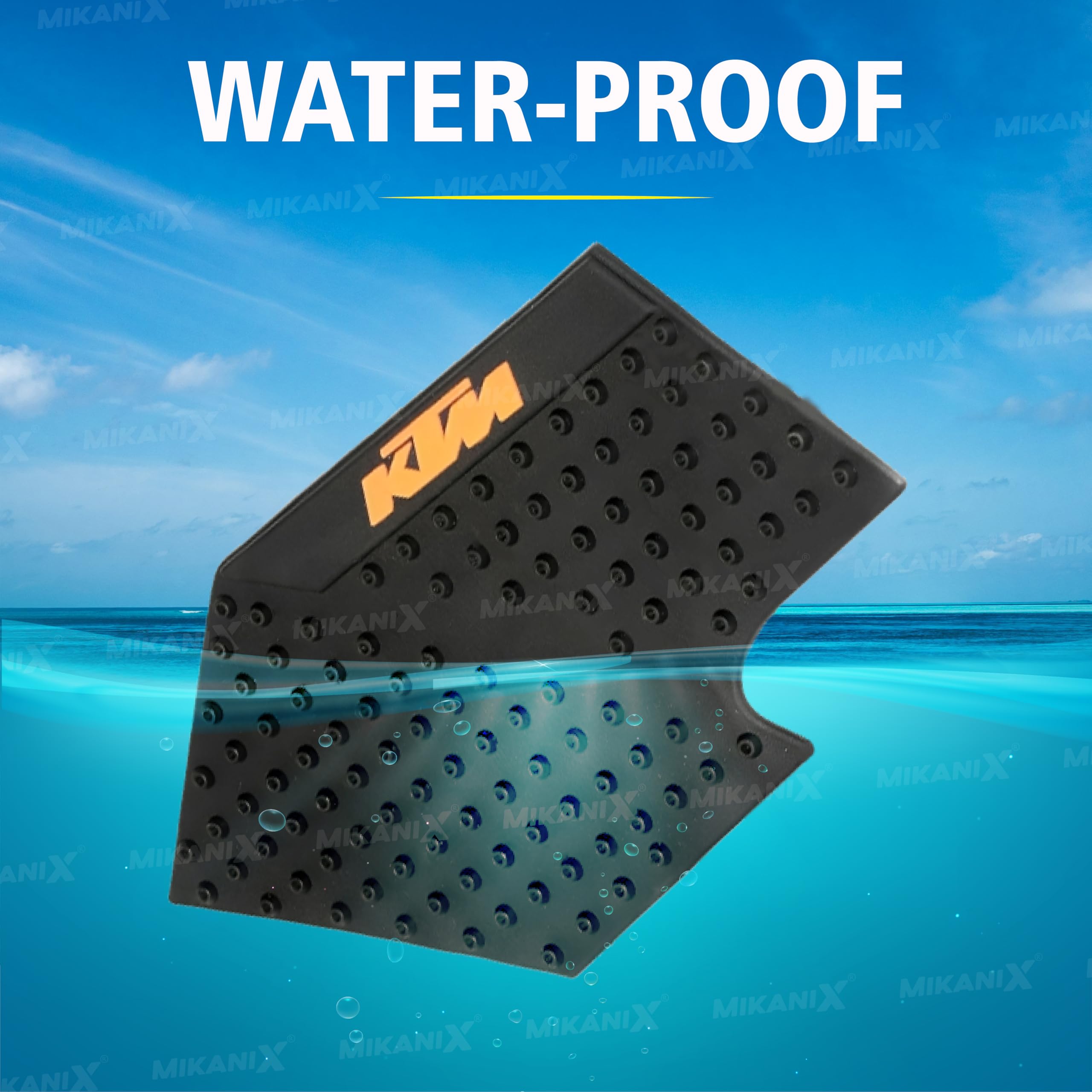 OBEROI'S TRADERS Anti Slip Silicone Tank Pad | Thai Pad and Ready to Race Front Disc Brake Oil Cap Reservoir Combo Compatible with All KTM | Duke | RC