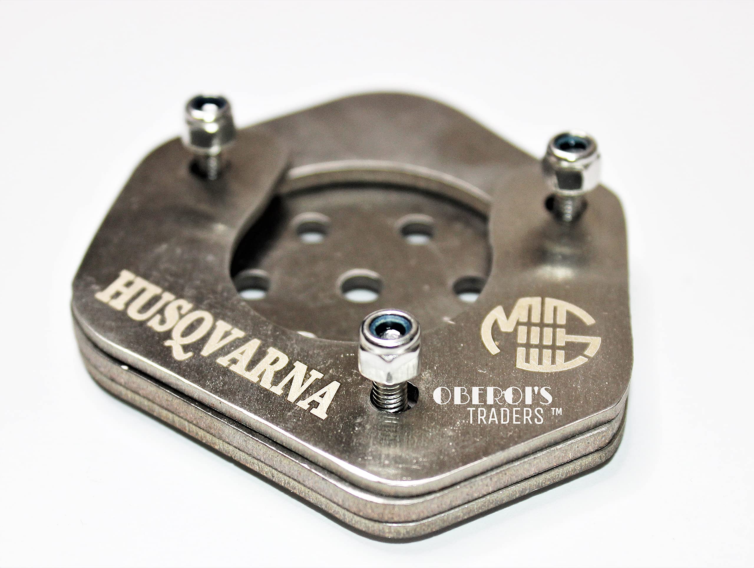 OBEROI'S Traders Premium Stainless Steel Side Stand Extender Compatible with/for Husqvarna Svartpilen 250/ Vitpilen 250