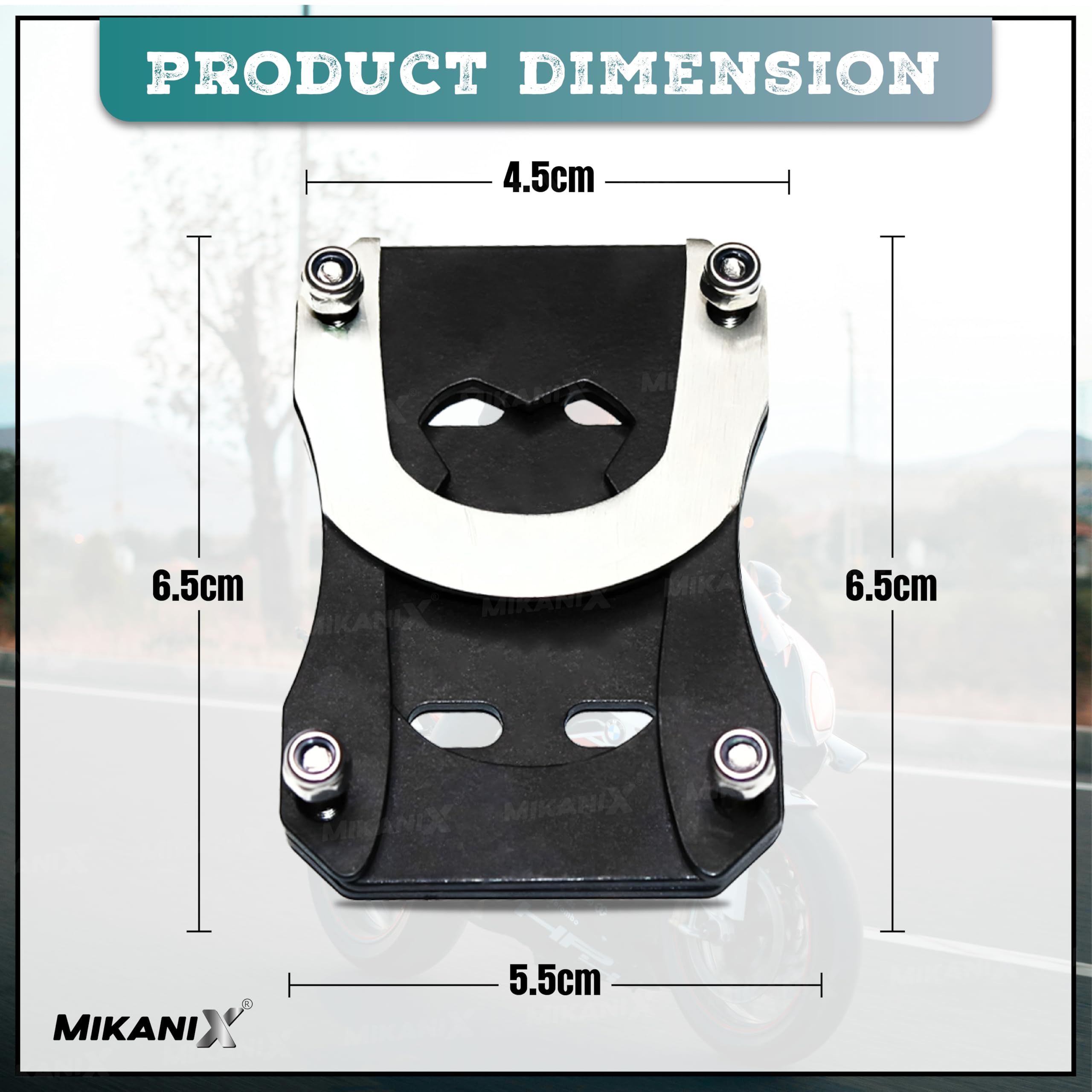 OBEROI'S TRADERS Side Stand Extender Base Stand Holder Compatible for Yamaha R15 V3, R15 V4 and R15M Motorcycles