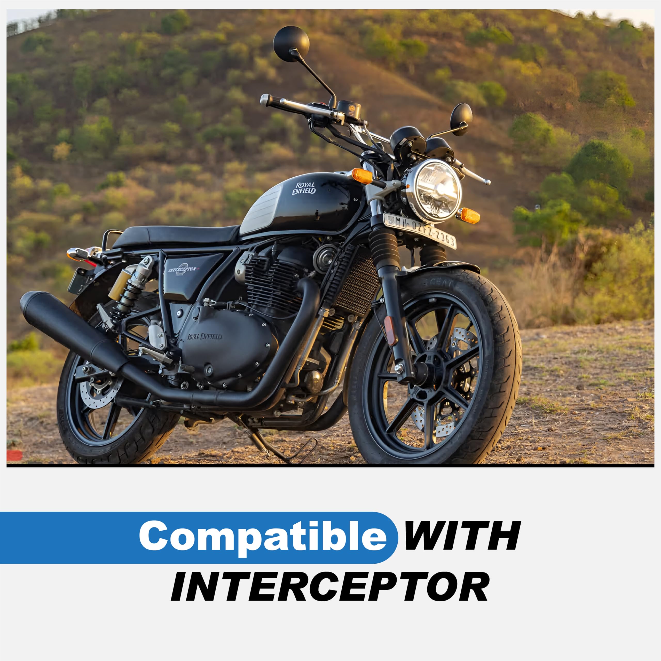 MIKANIX Stainless Steel Front Brake Oil Cap Guard for Interceptor 650 | Disc Brake Fluid Reservoir Protector Cover | Premium Bike Accessories