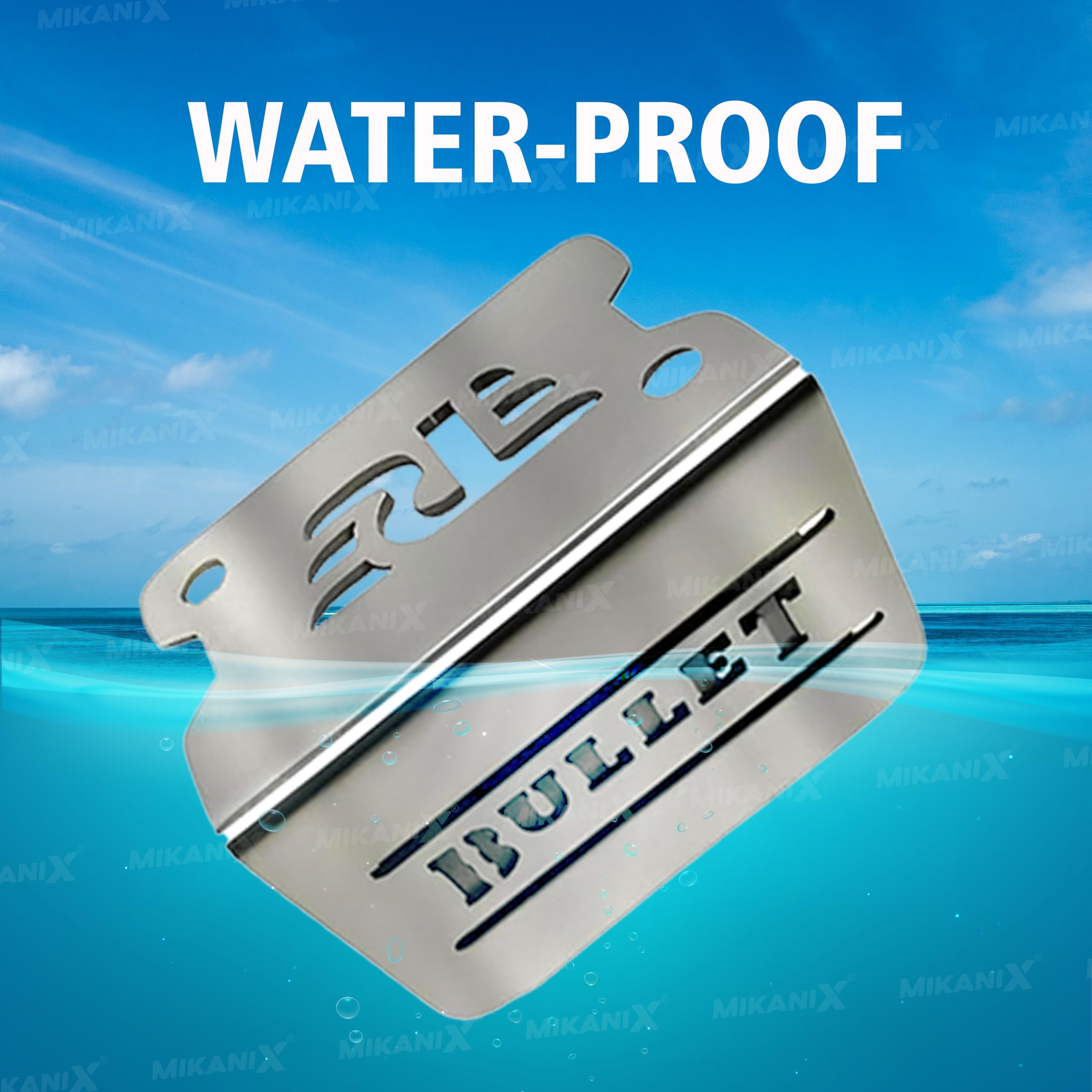 OBEROI'S TRADERS Stainless Steel Disc Brake Fluid Oil Reservoir Cap/Cover Oil Container Guard Compatible with All Royal Enfield Motorcycles