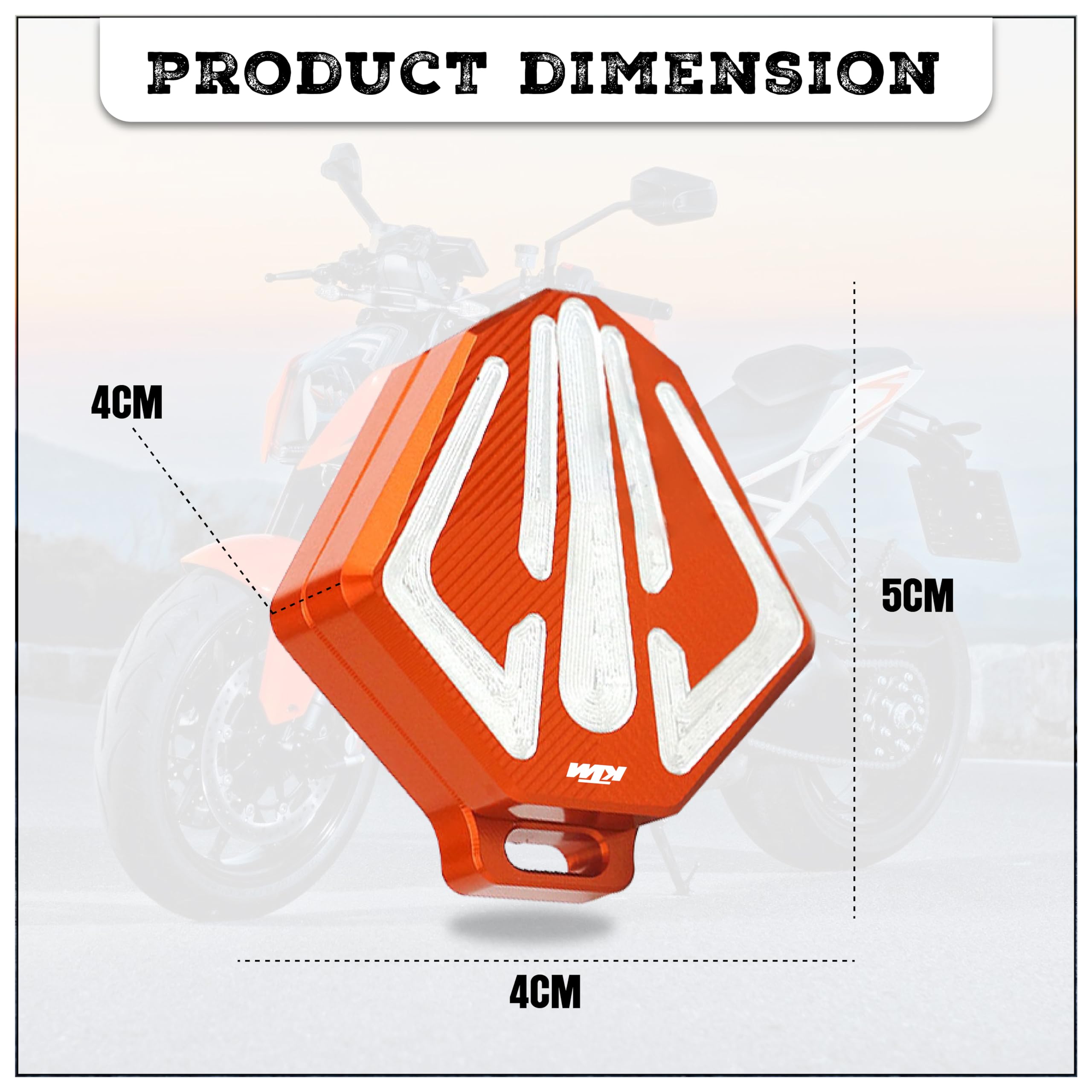 OBEROI'S TRADERS CNC Aluminum Motorbike Key Cover / Case Shell Protection Compatible for KTM Duke/ RC All Models