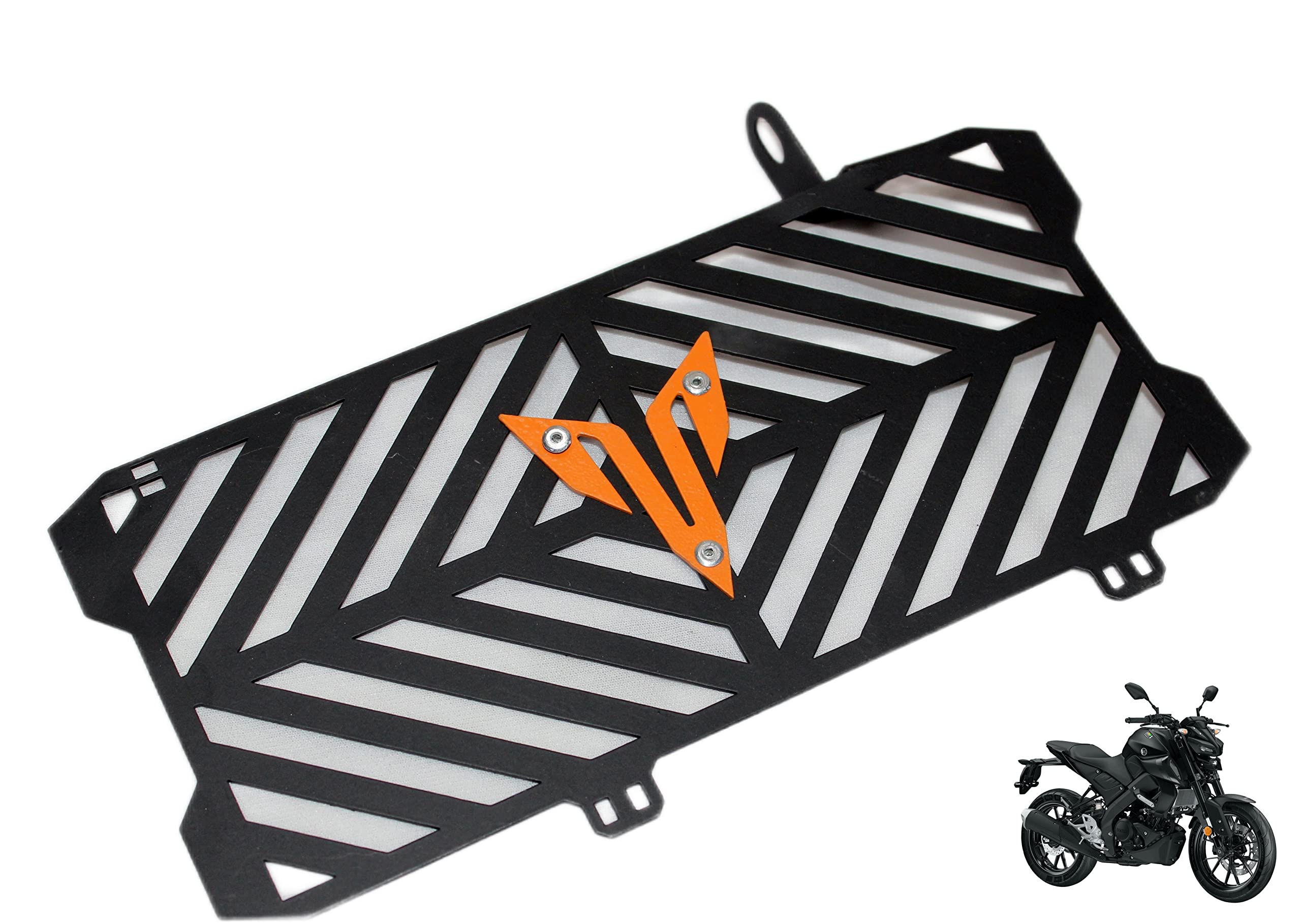 OBEROI'S TRADERS MT 15 Bike Stainless Steel Radiator Guard Protector Grill Cover Bike Crash Guard for Yamaha MT 15