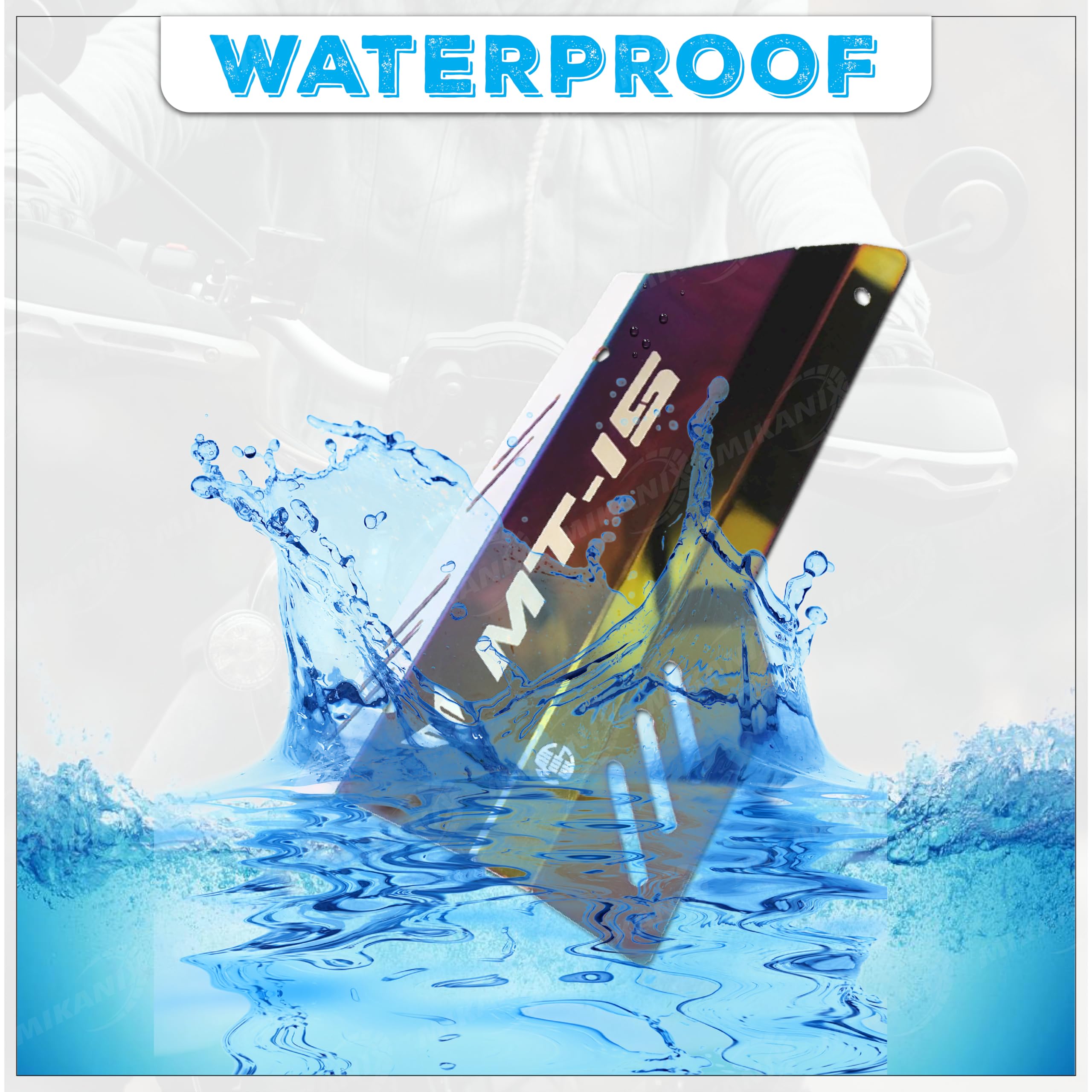 MIKANIX Premium Yamaha MT-15 Exhaust Cover Silencer Protector (Multi-Color)