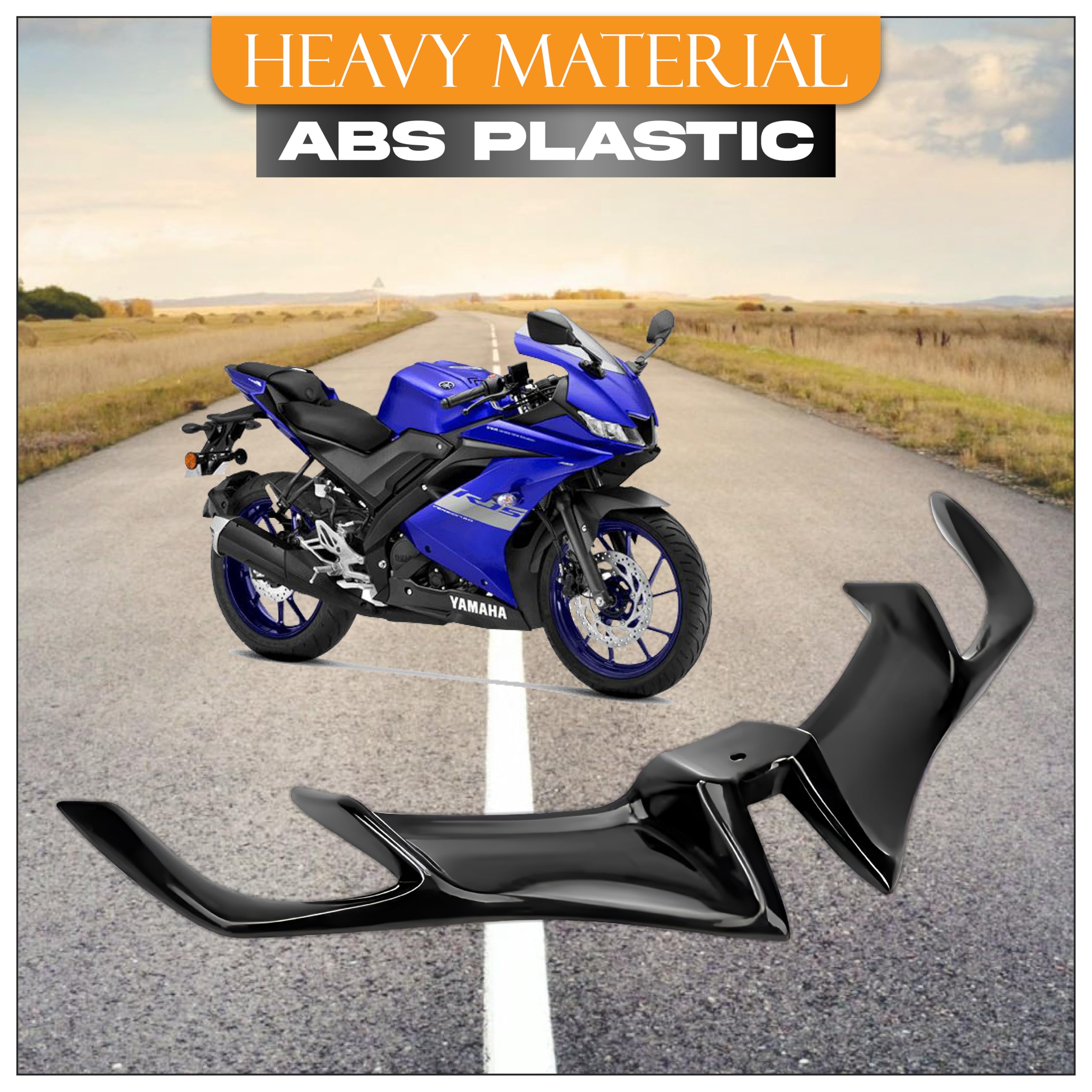 MIKANIX Flexible Large Winglet for Yamaha R15 V3