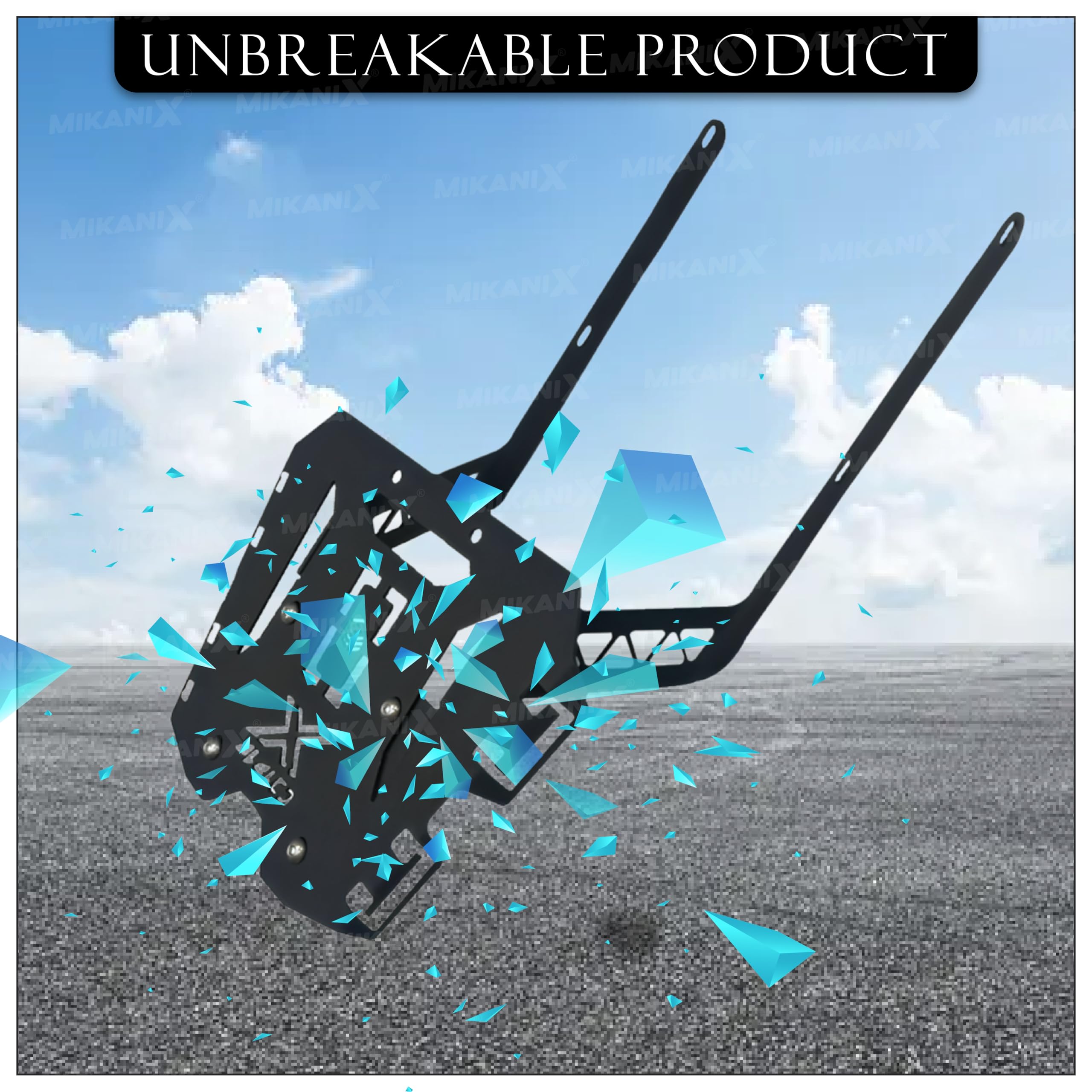 MIKANIX Motorbike Rear Racks | Trail Expedition Rear Luggage Carrier | Back Luggage Plate Compatible with Harley Davidson X440