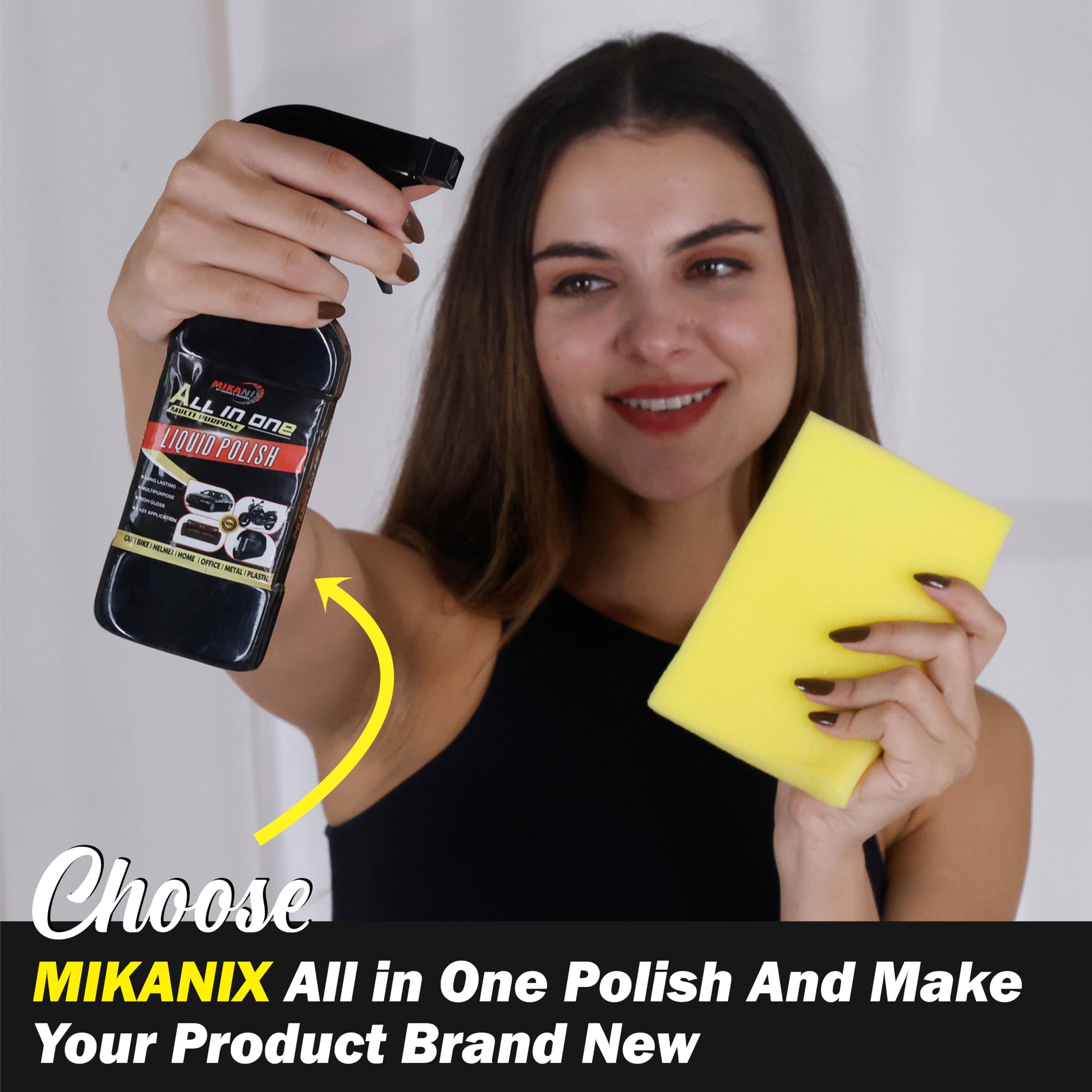 OBEROI'S TRADERS All-in-One Multipurpose Bike & Car Polish | Car Interior Dashboard Polish For Home Interiors, Leather Sofa | Protects, Shines & Removes Tough Stains