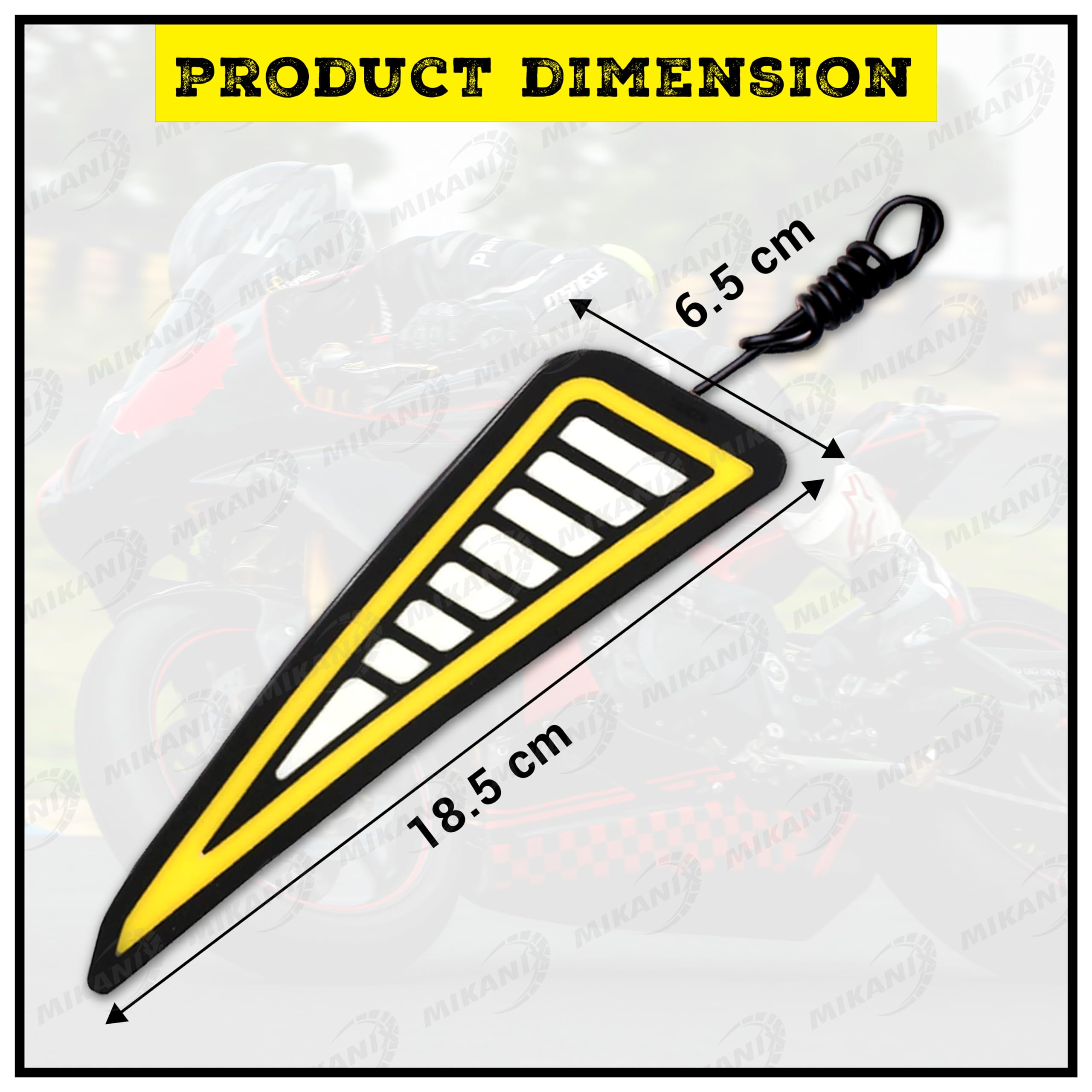 MIKANIX R15 V2 / V3 / V4 & M Waterproof Flexible Strip Rear DRL Light with Running LED Indicator For Yamaha R15 All Model Bikes