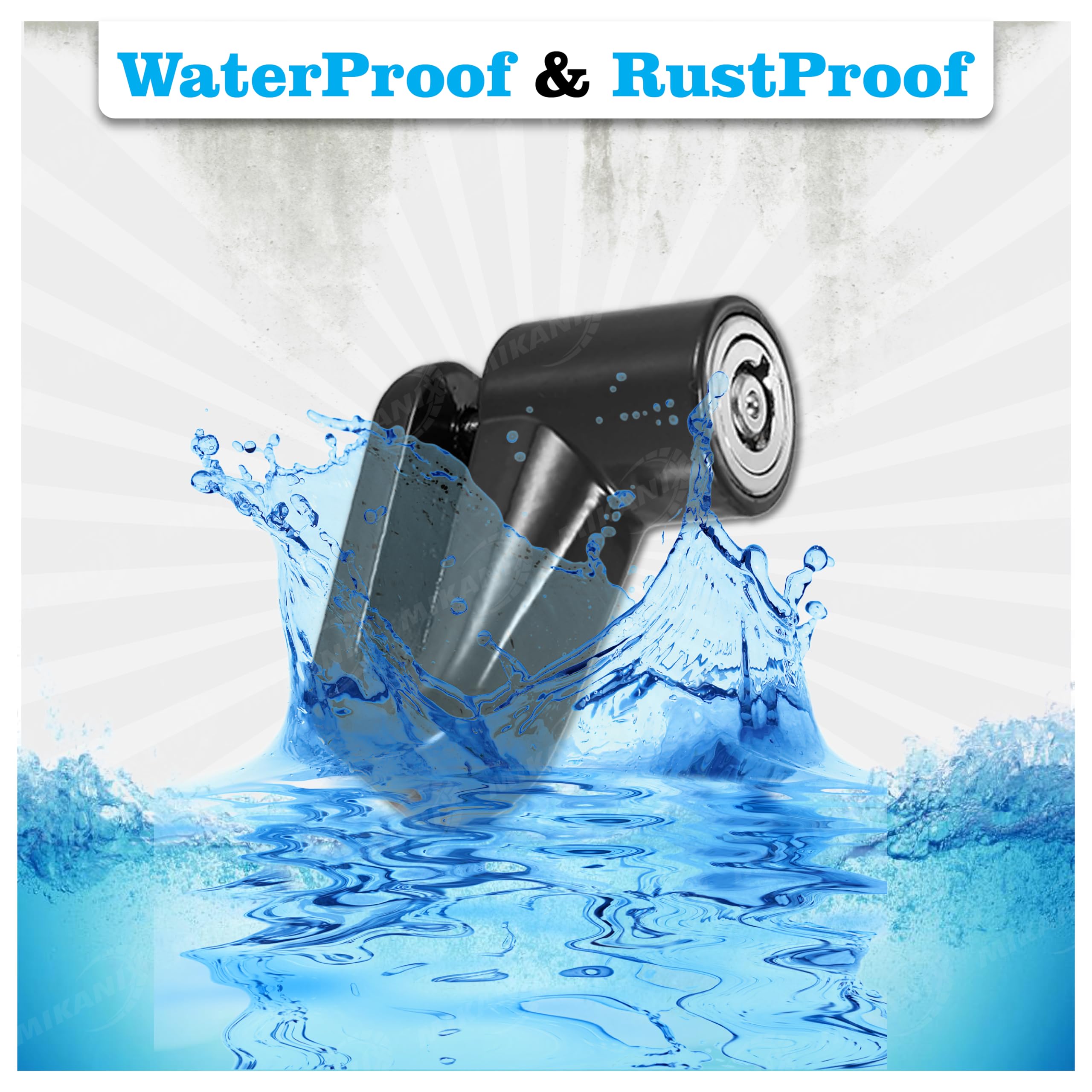 OBEROI'S TRADERS Stainless Steel Heavy Duty Anti Theft Motorcycle Disc Brake Lock for All Bikes and Scooty Security