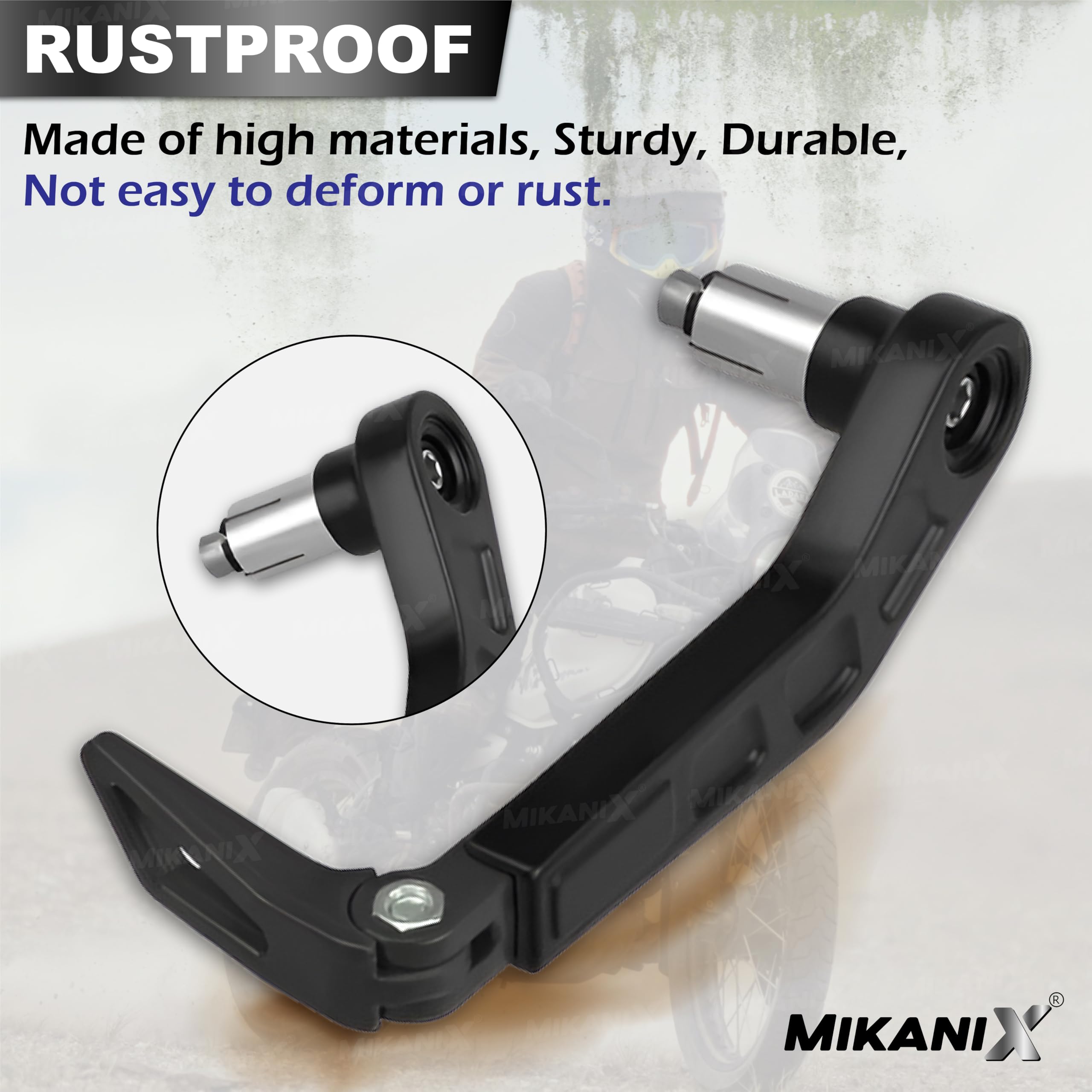 OBEROI'S TRADERS Universal Adjustable Handlebar Brake Folding Clutch Lever Guard Protectors Compatible with All Bikes