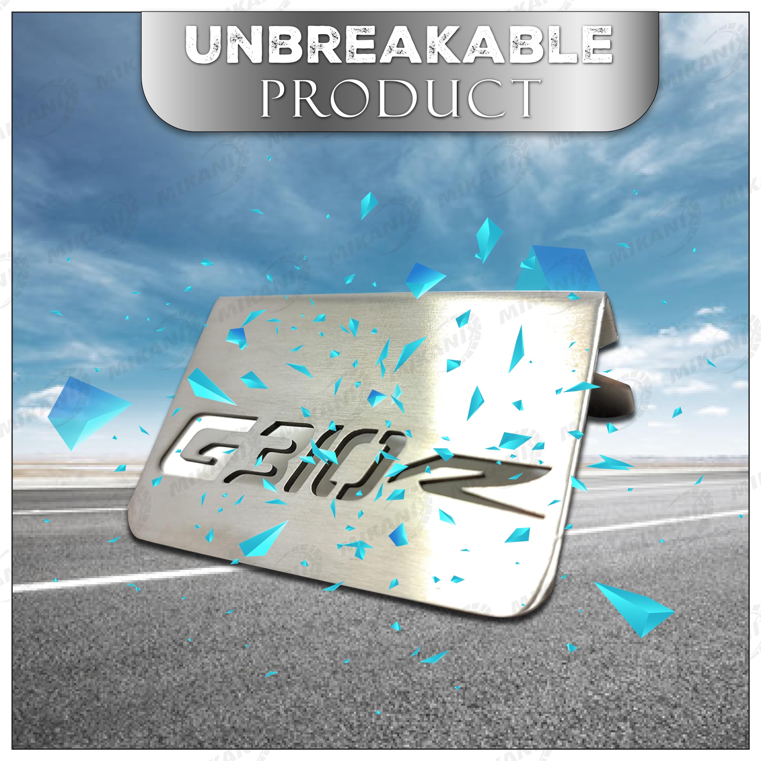 OBEROI'S TRADERS Stainless Steel Disc Brake Fluid Oil Reservoir Cap/Cover Oil Container Guard Compatible with BMW G310 R