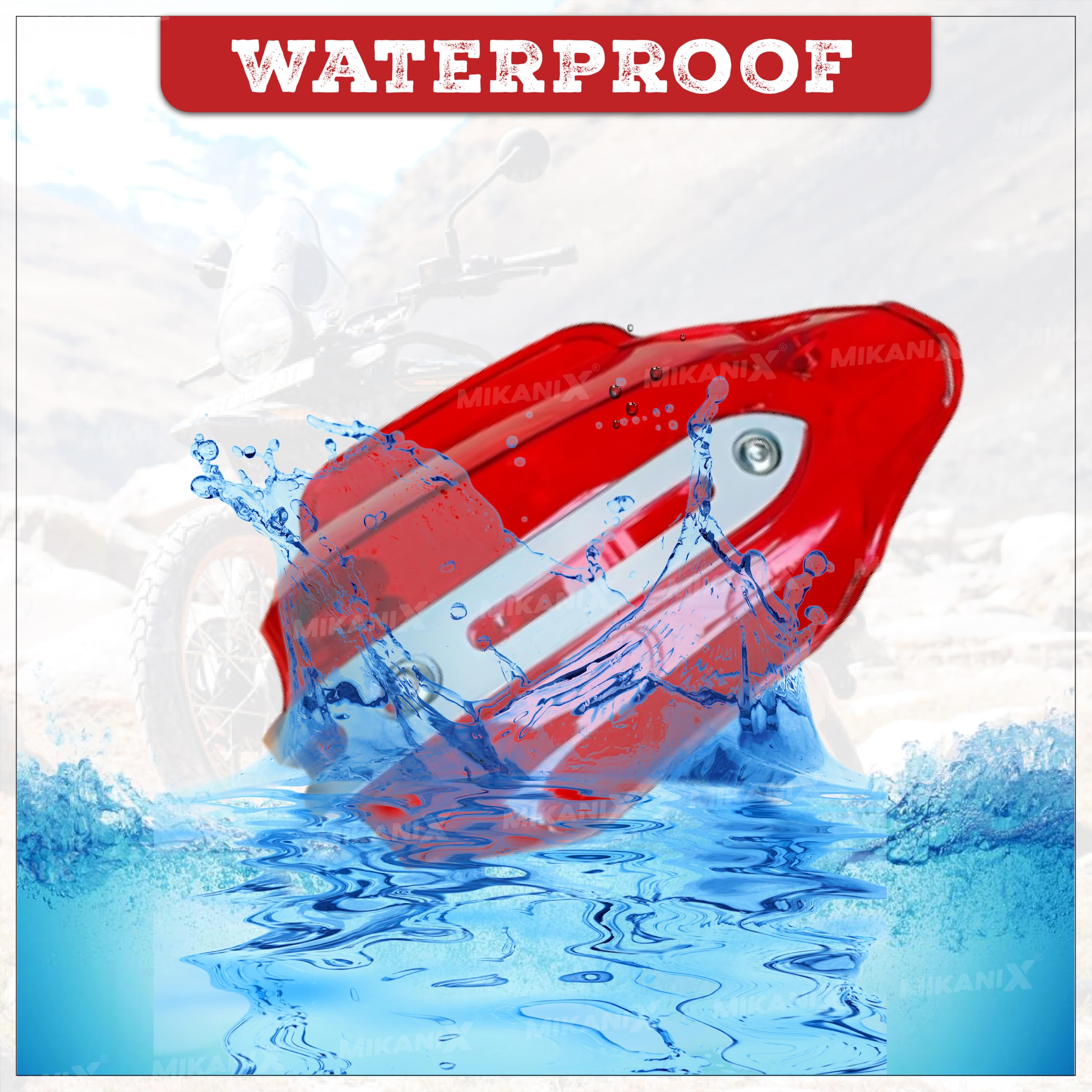 OBEROI'S TRADERS Himalayan 450 Bike Blue Hand Guard Brake | Clutch Lever Protector | Wind Deflector Handlebar Hand Guard